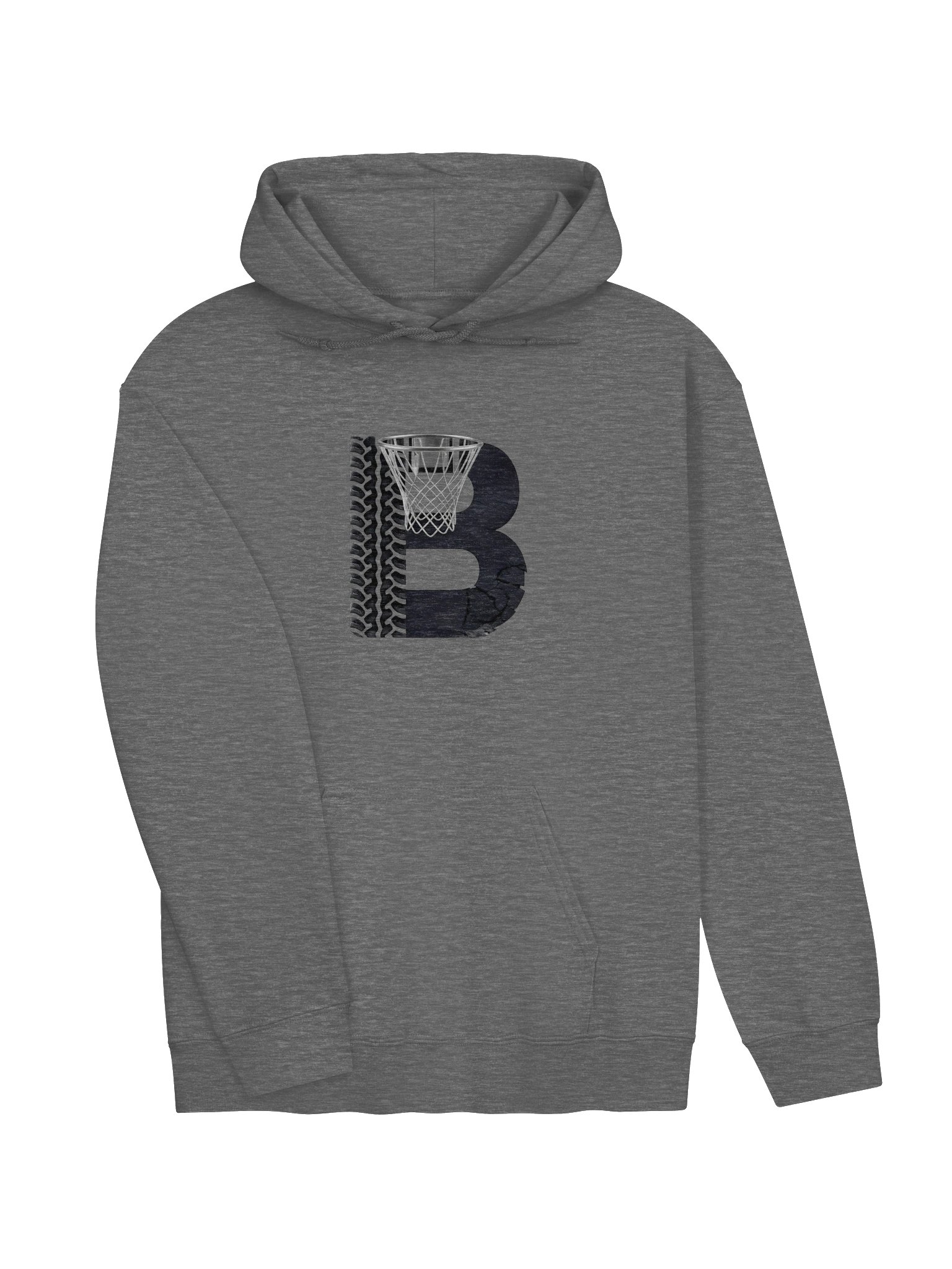 Blacktop Brand Basketball B Hoop Hoodie product image (3)