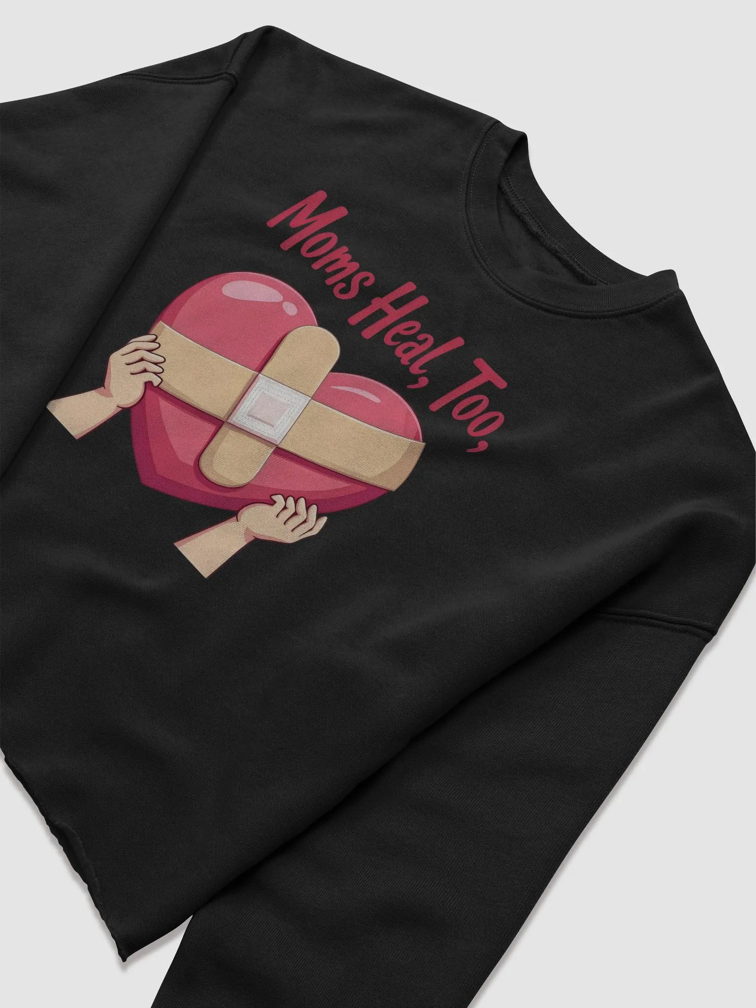 Moms Heal, Too Fleece Crop Sweatshirt product image (19)