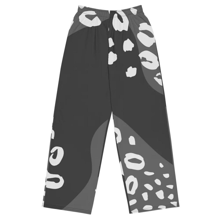 Organic Grey Spots Wide-Leg Pants product image (1)