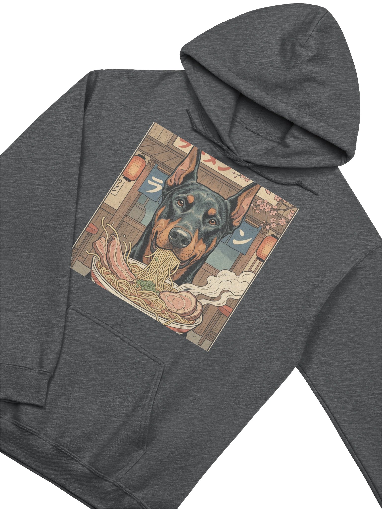 El Dorado Atelier Ramen Loving Doberman Hoodie product image (3)