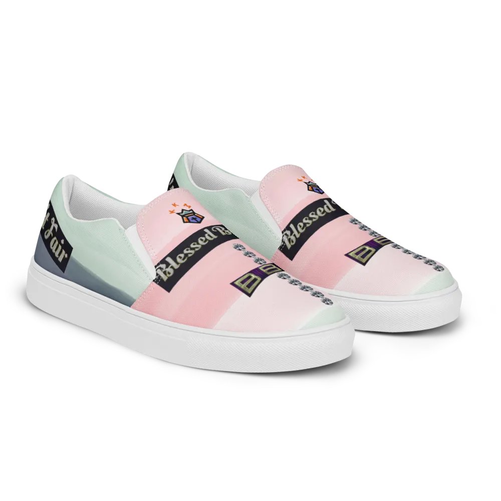BBG Pink and Green Women's Slip On product image (9)