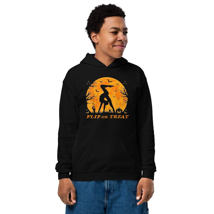 Gymnastics - Flip or Treat Kids Hoodie product image (1)