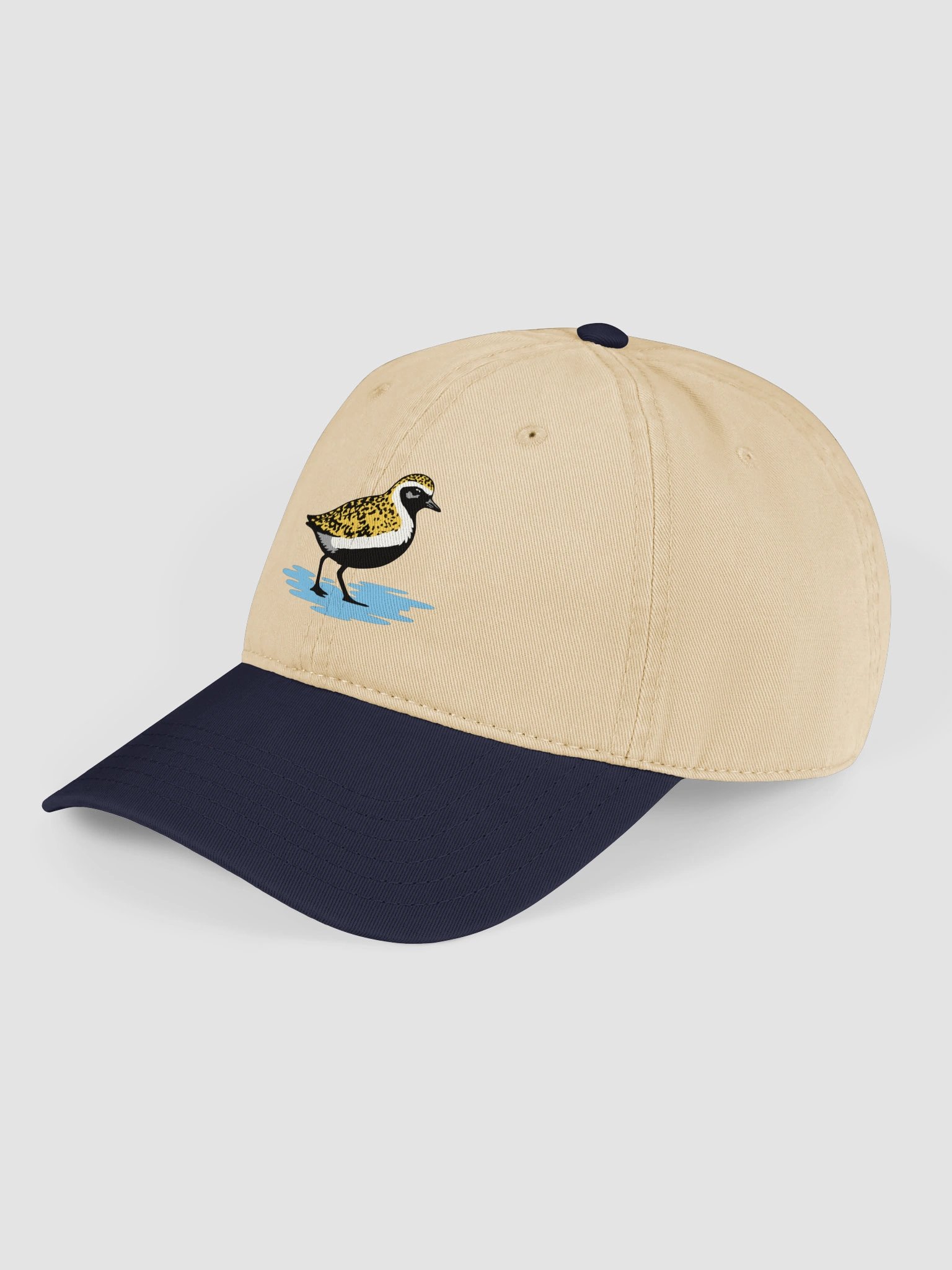 Golden Plover Printed Garment-Washed Hat | Shorebird Dad Cap | Bird Lover Gift product image (12)
