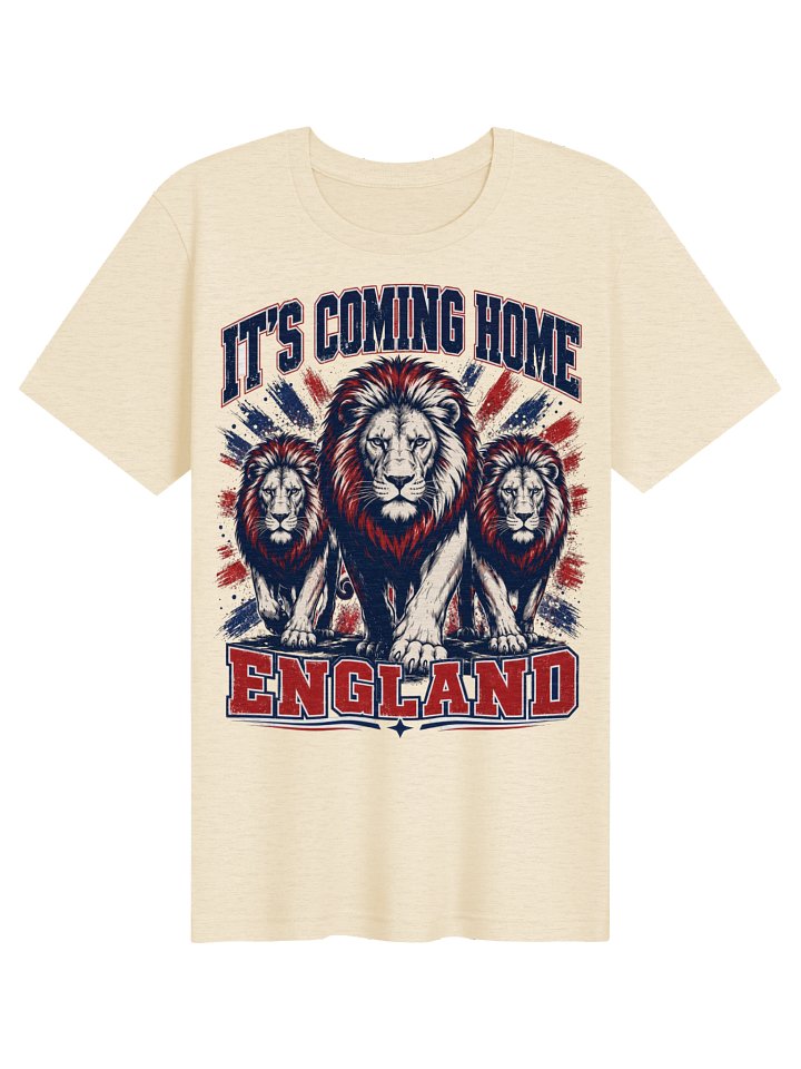 It’s Coming Home England Three Lions Tee | Official-Vibe England Three Lions World Cup Tee product image (2)