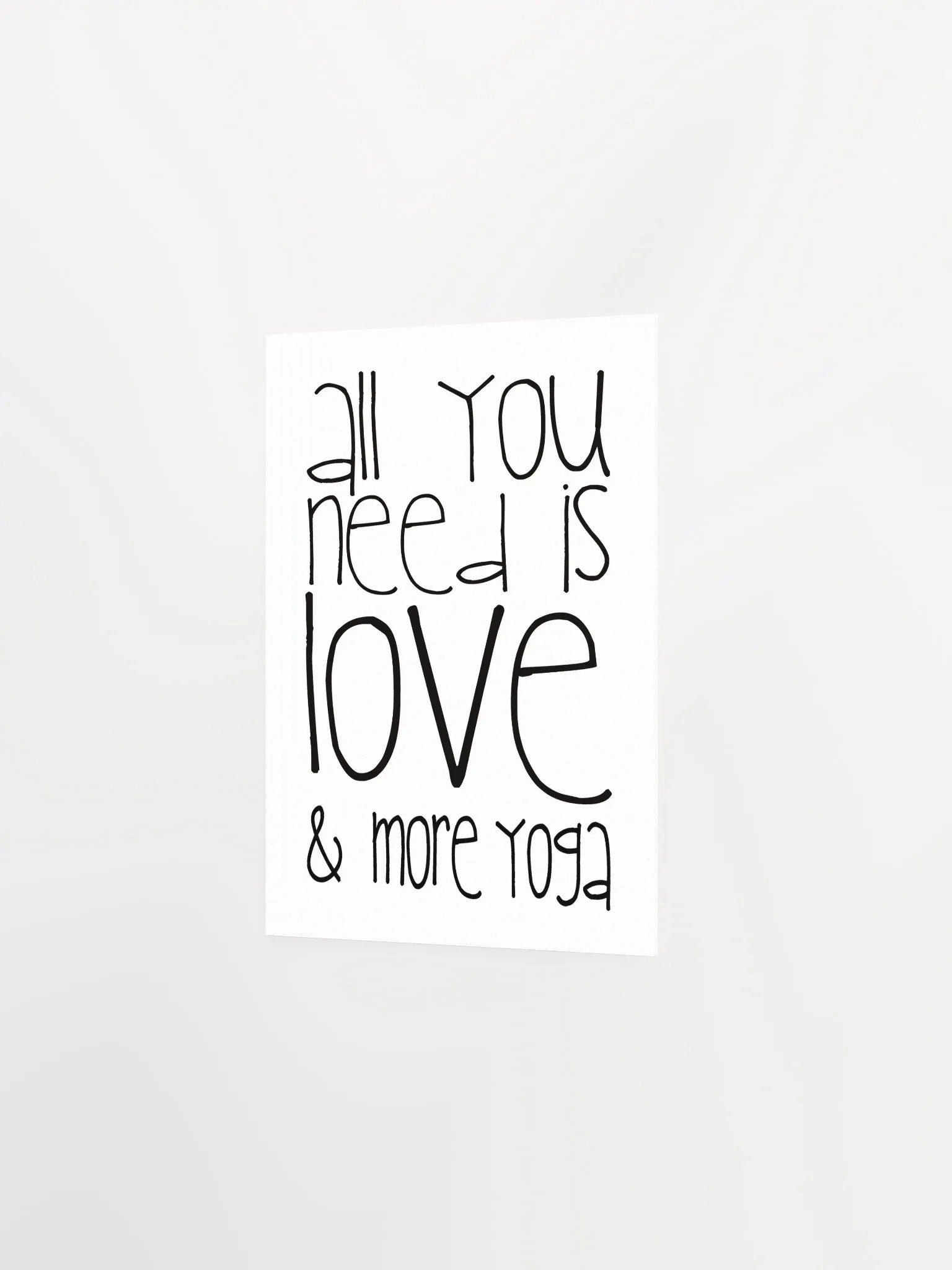Love & Yoga Whimsical Poster product image (13)