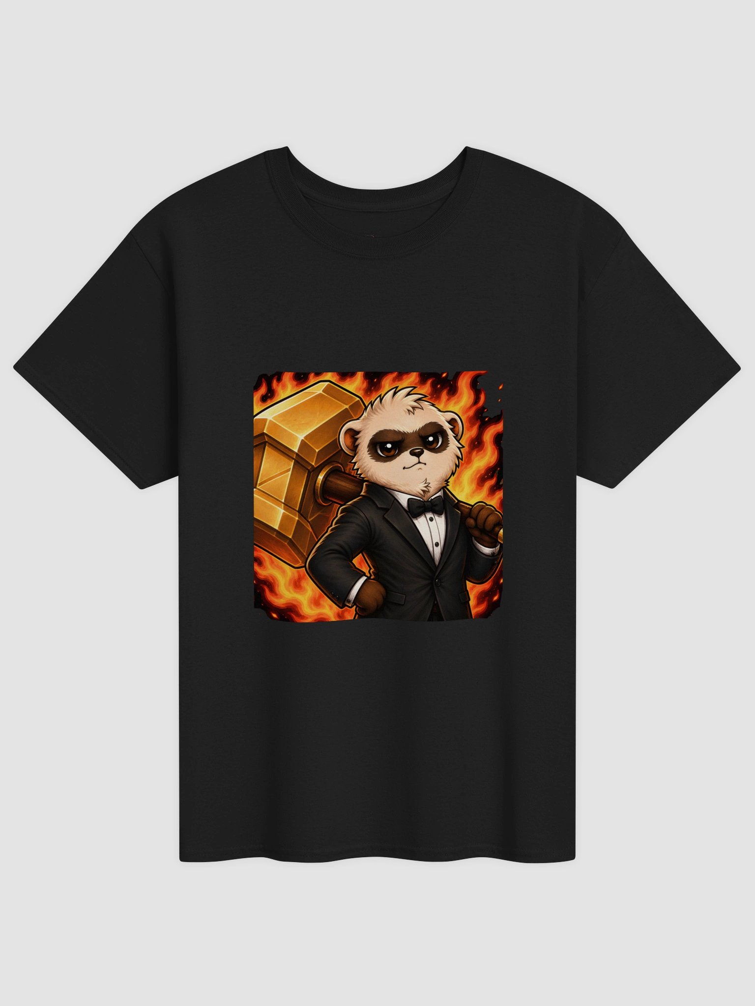 Ferret Bonk Tee – Small, Fuzzy, and Ready to Strike product image (3)