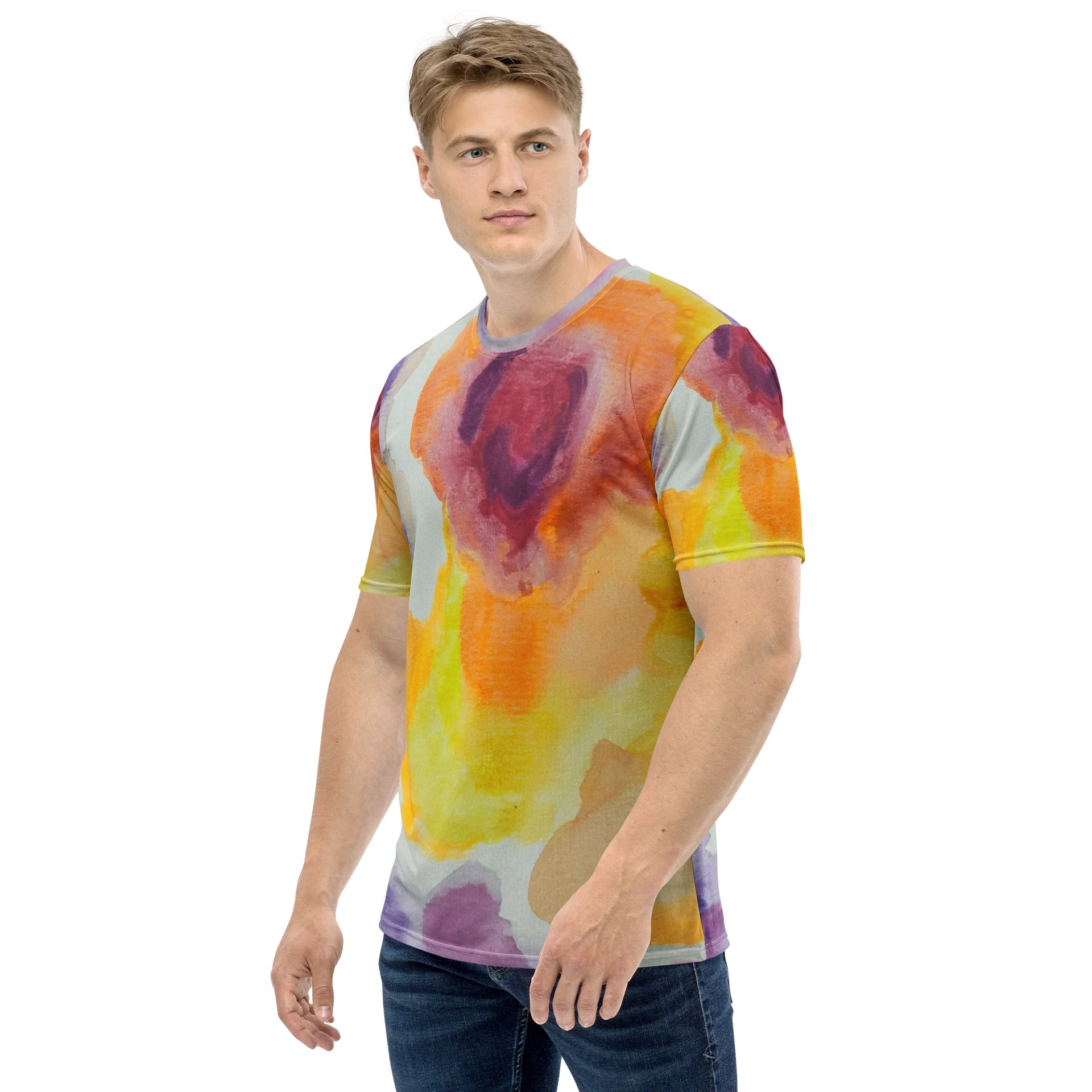 Yellow Red Clouds Shirt product image (3)
