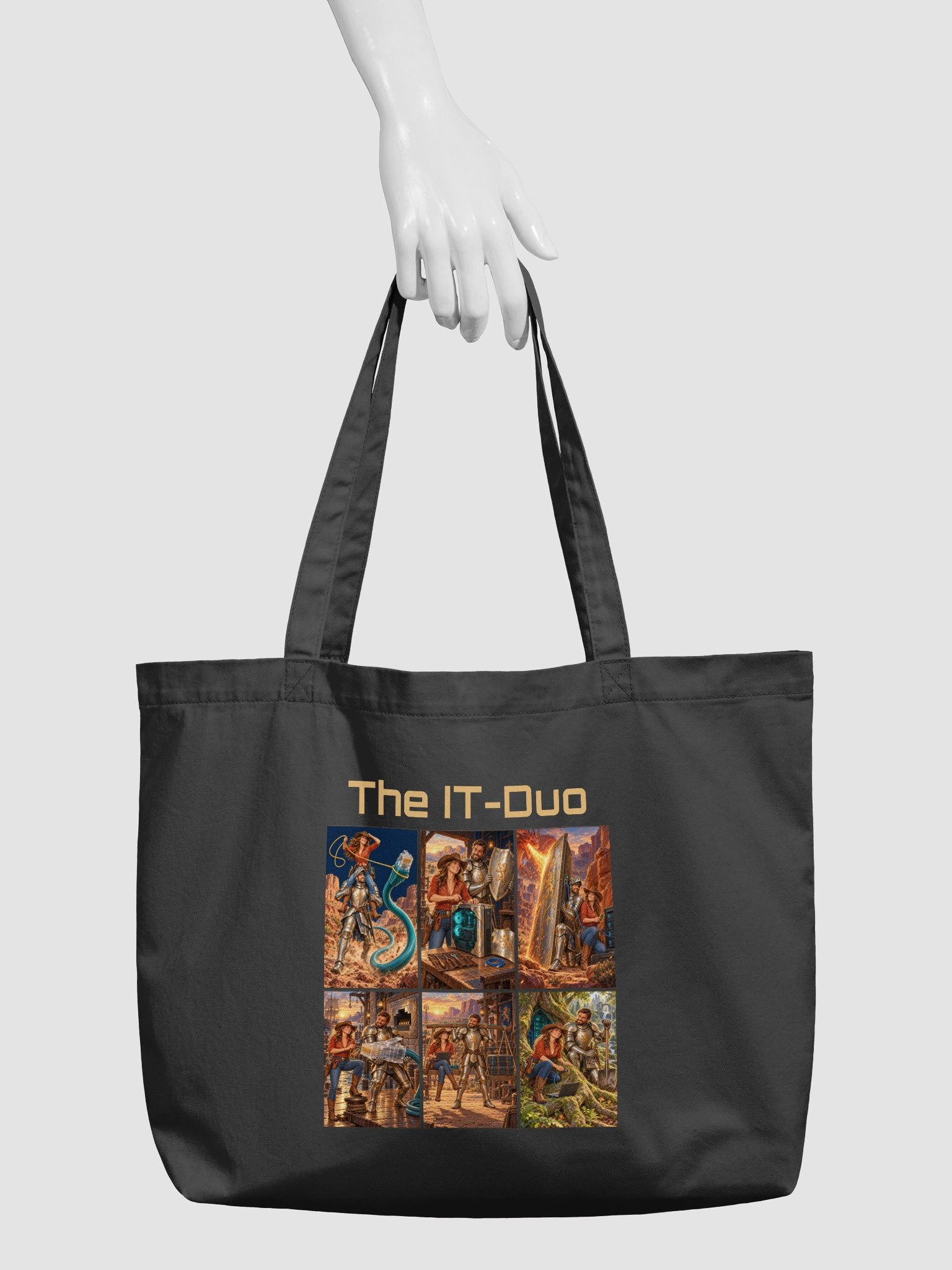 PATB The IT-Duo Collector Grid Cotton Tote product image (3)