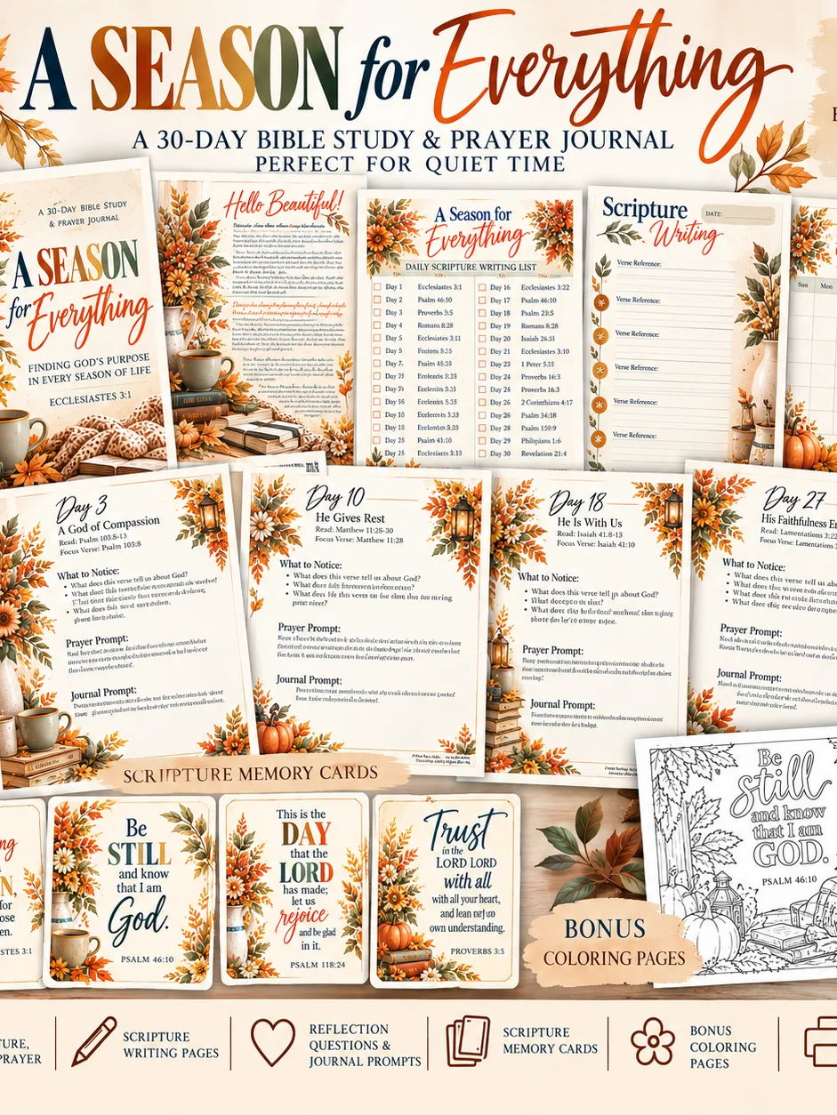 A Season for Everything (30-day) Quiet Time Bundle product image (2)