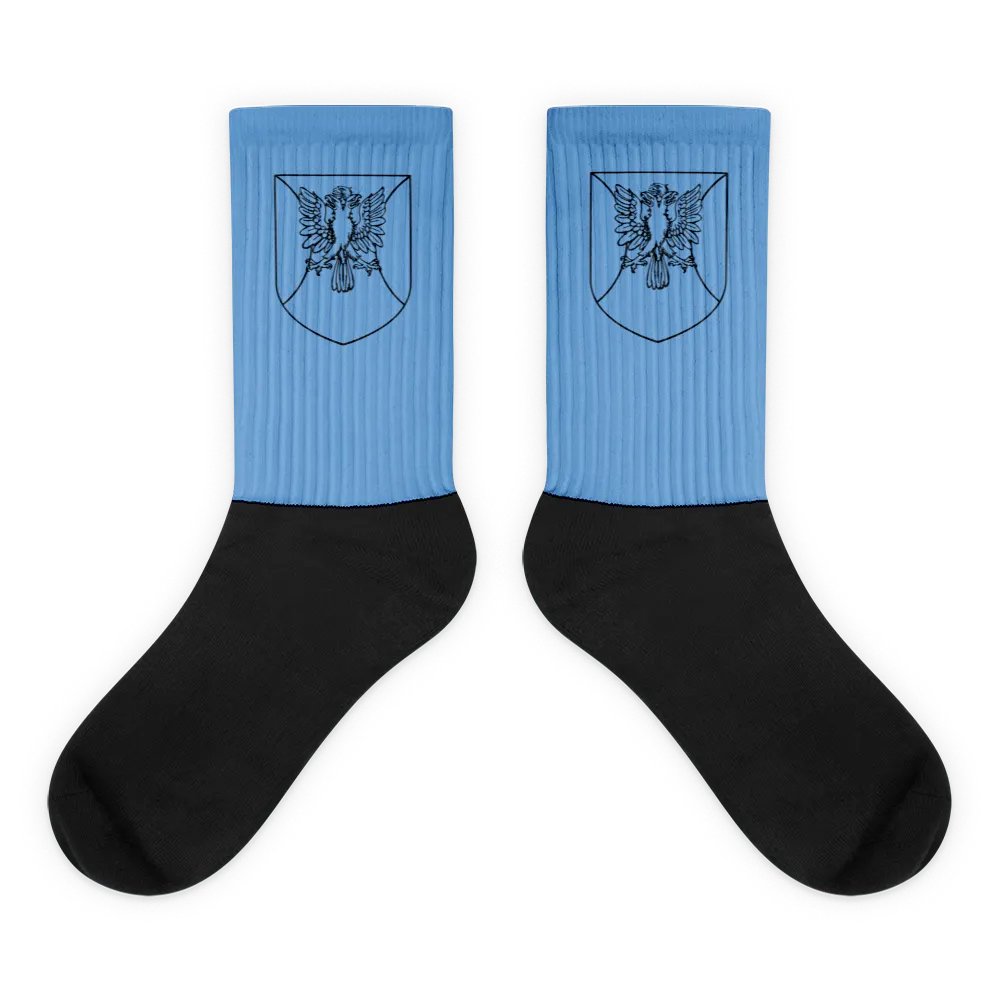 Black Colorless Emblem Socks product image (1)