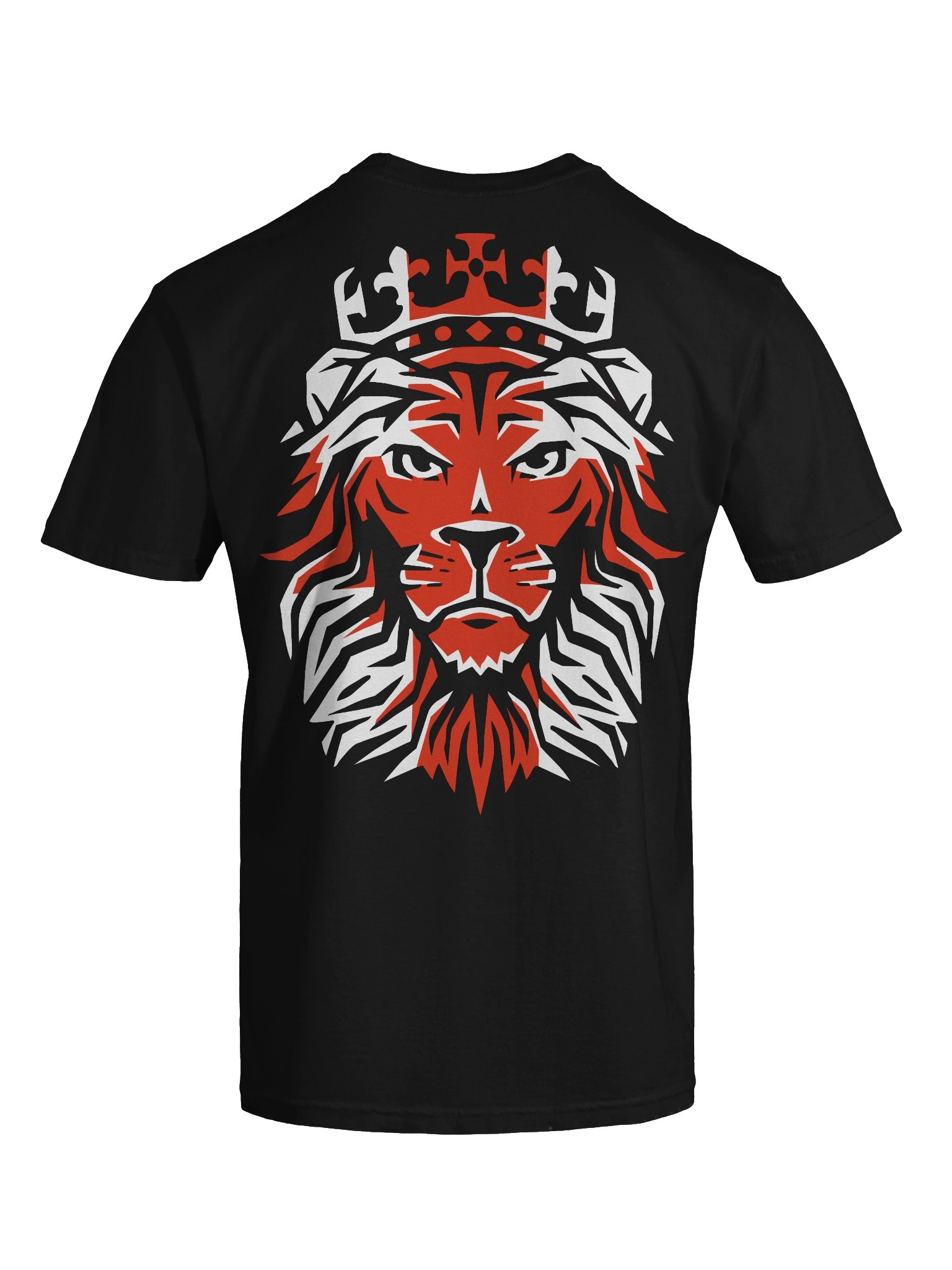 Lion King England T-Shirt | St George's Cross Heraldry Graphic Tee product image (7)