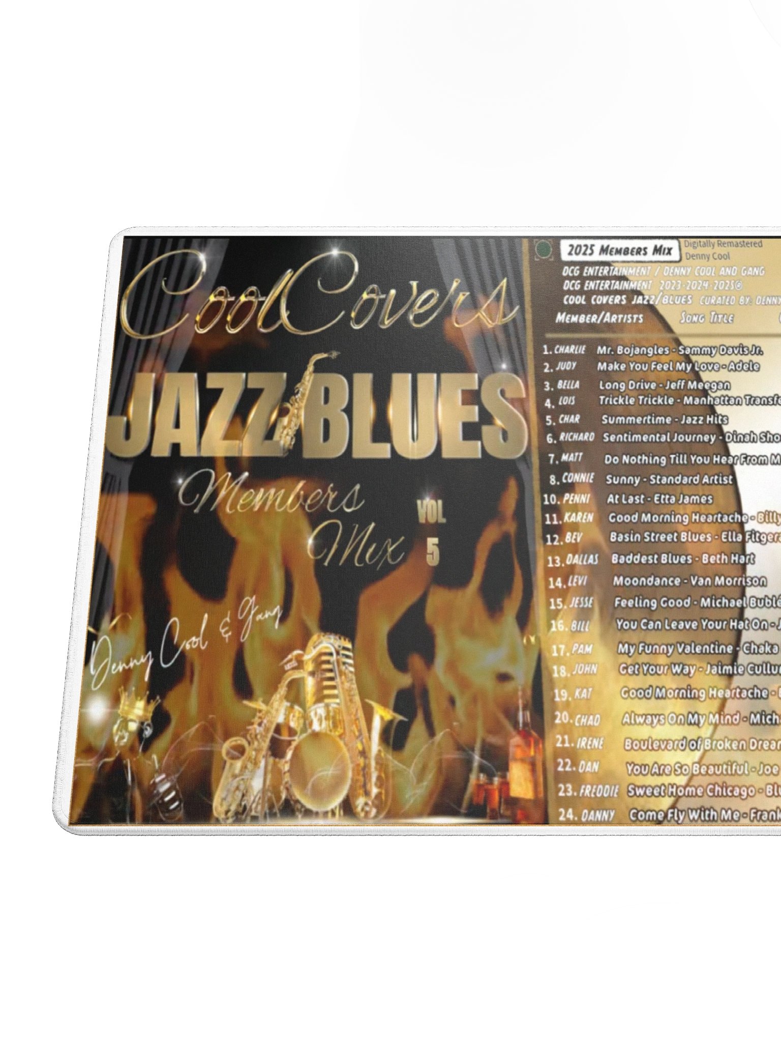 Jazzy Blues Cool Covers Members Album vol.5 Mouse Pad product image (4)