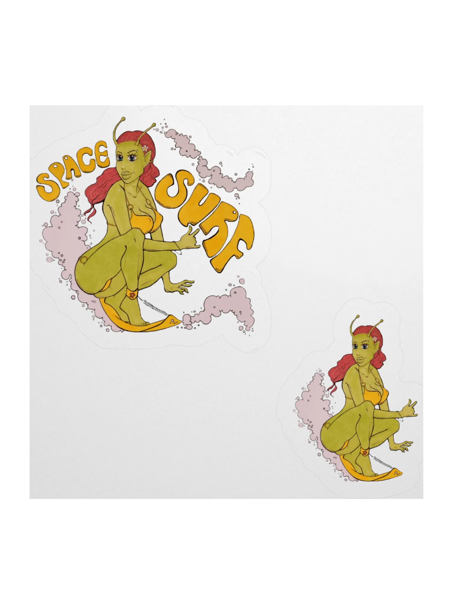 Pinuptober day 28 small stickers product image (1)