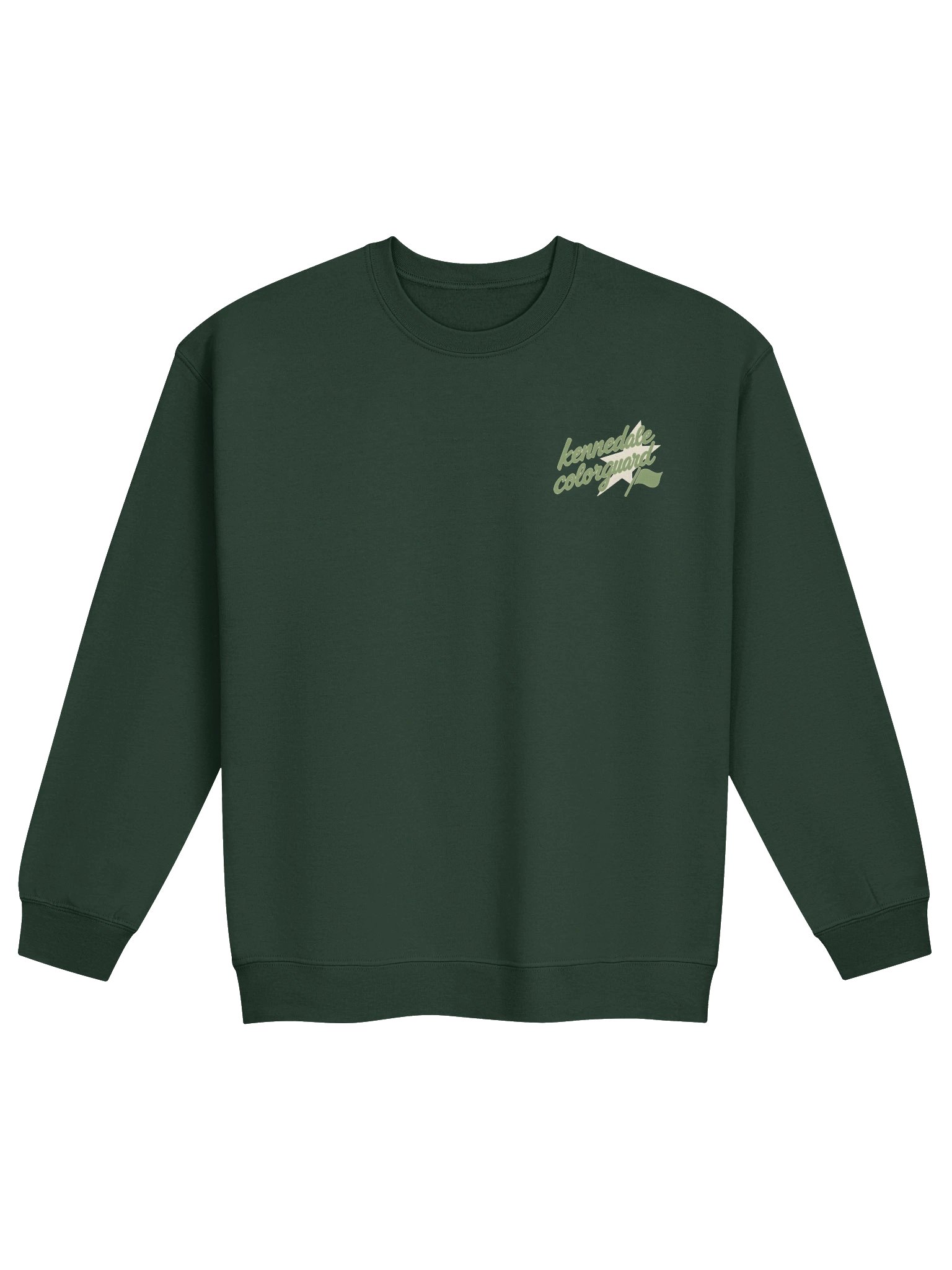 Kennedale Colorguard Star Green Crewneck product image (2)