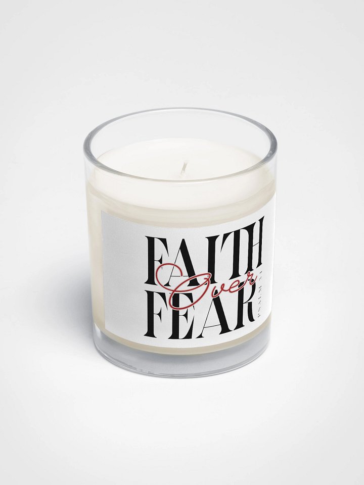 Faith Over Fear Psalm 34 Serenity Spell Soy Wax Candle product image (2)