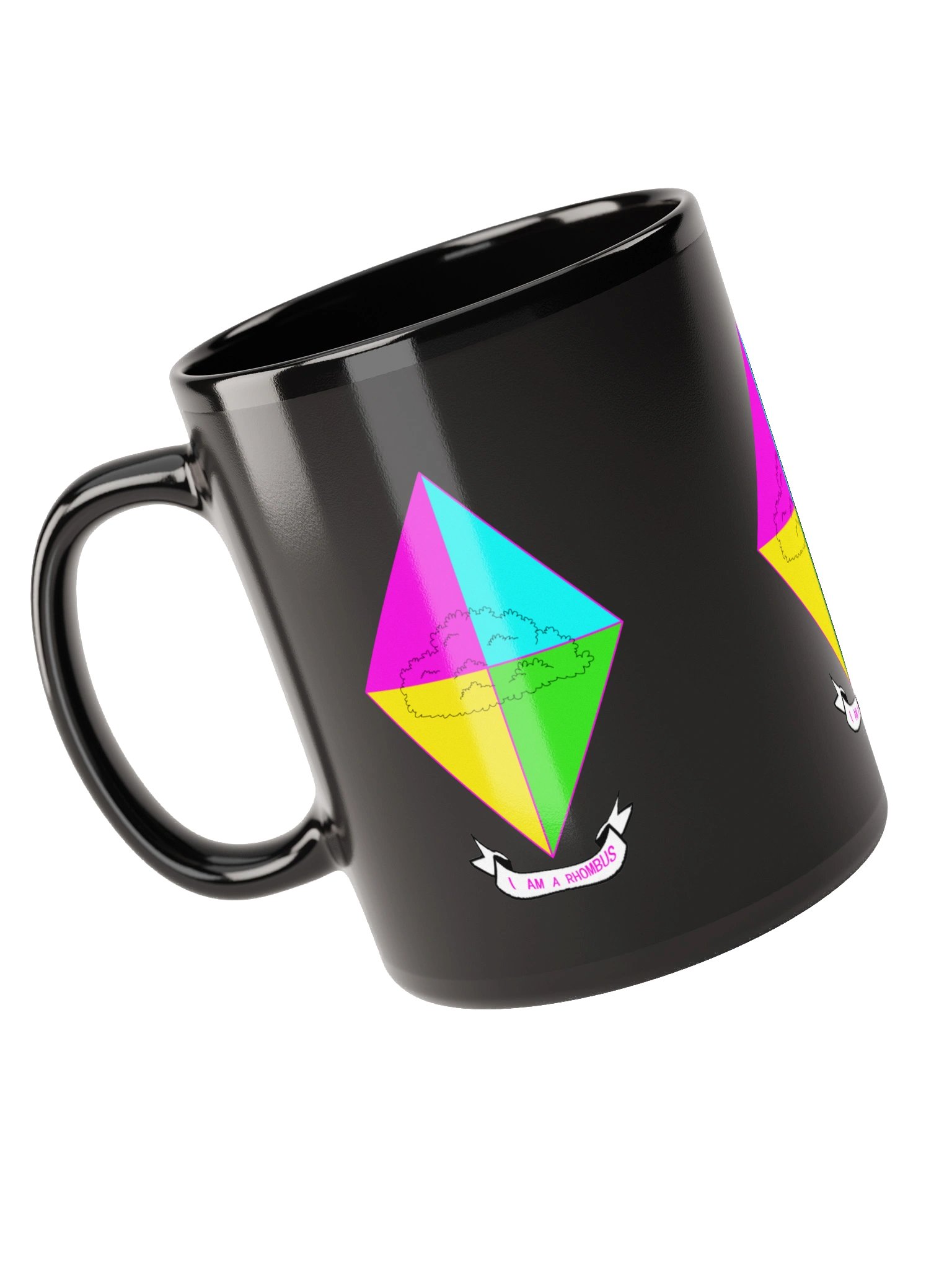 Wee Wee Bush Mug (Black) product image (3)
