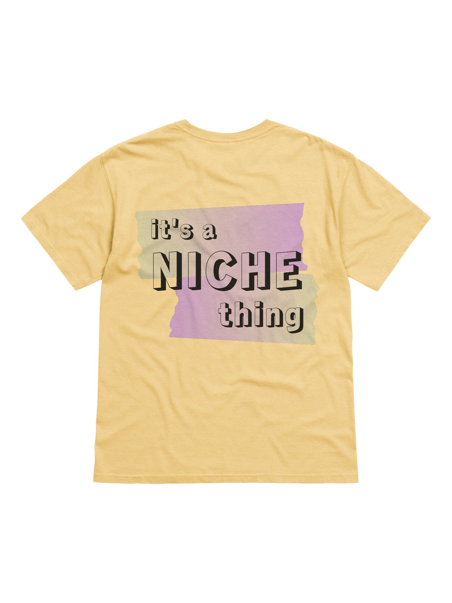 On The Go Tee - "it's a niche thing" product image (1)