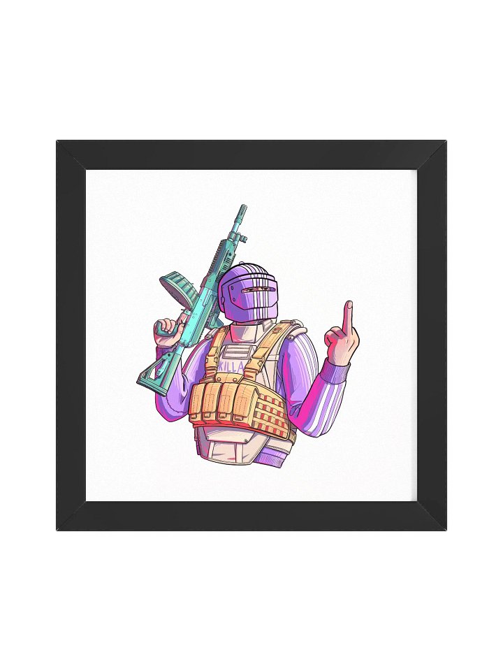 Killa Colorful Framed Poster product image (1)