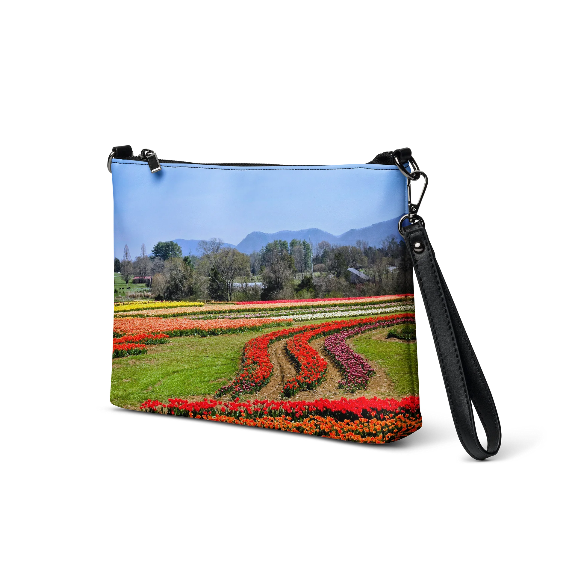 Sunlit Tulip Field Crossbody Bag product image (2)