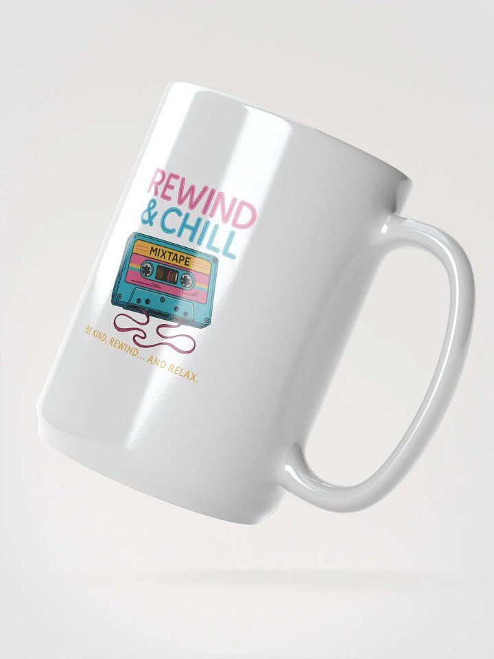 "Rewind & Chill" Retro Mixtape Mug product image (2)