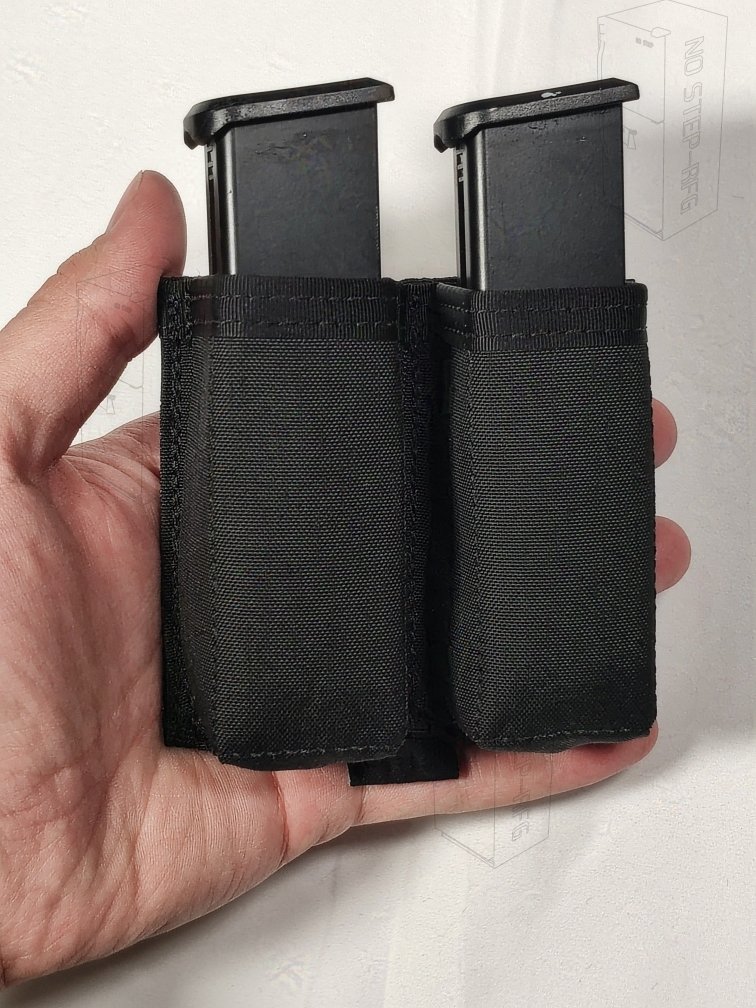*Made to order* Double Pistol Pouch, Black product image (7)
