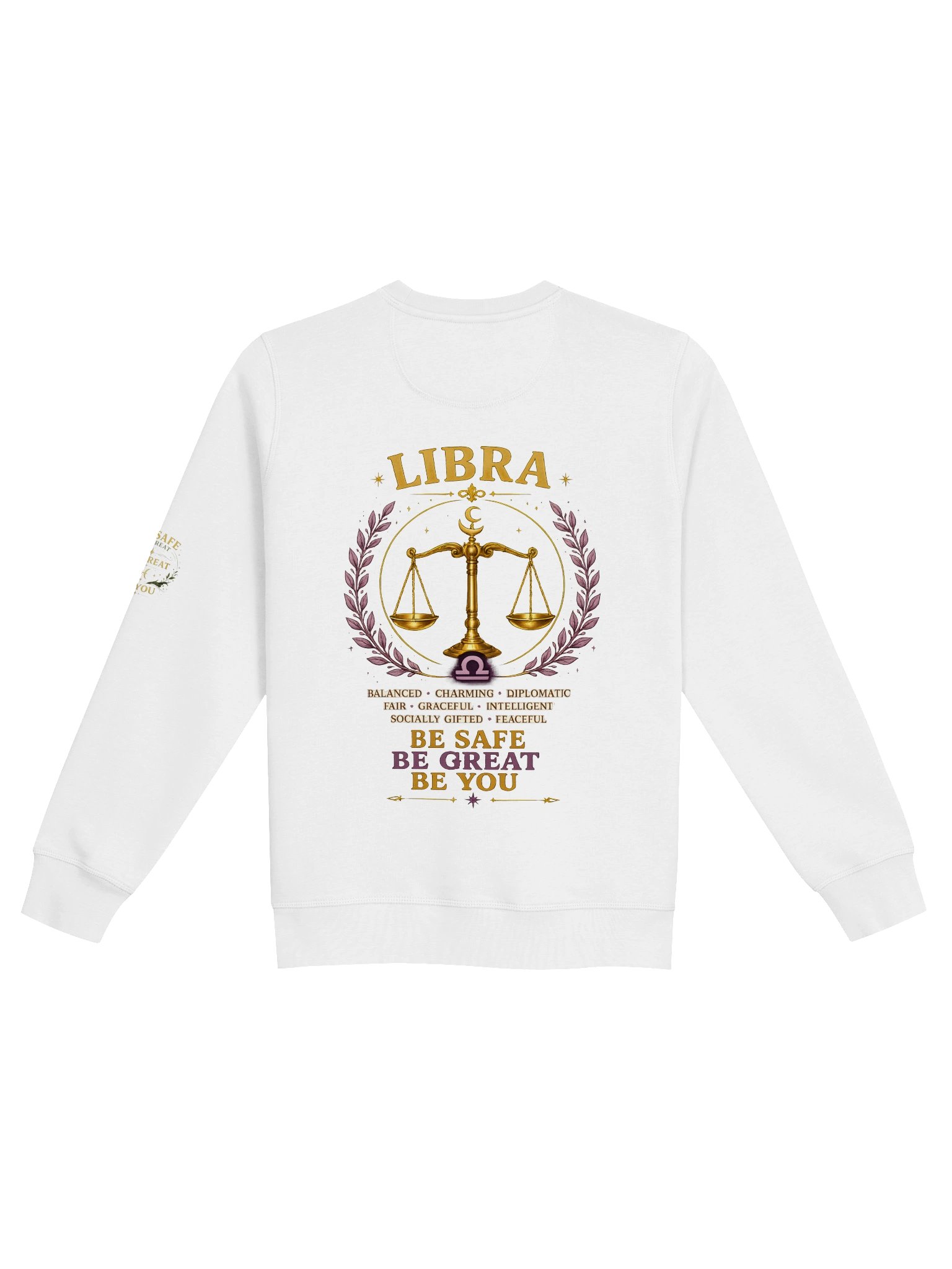 Libra “Harmony in Balance” Premium Zodiac Crewneck product image (2)