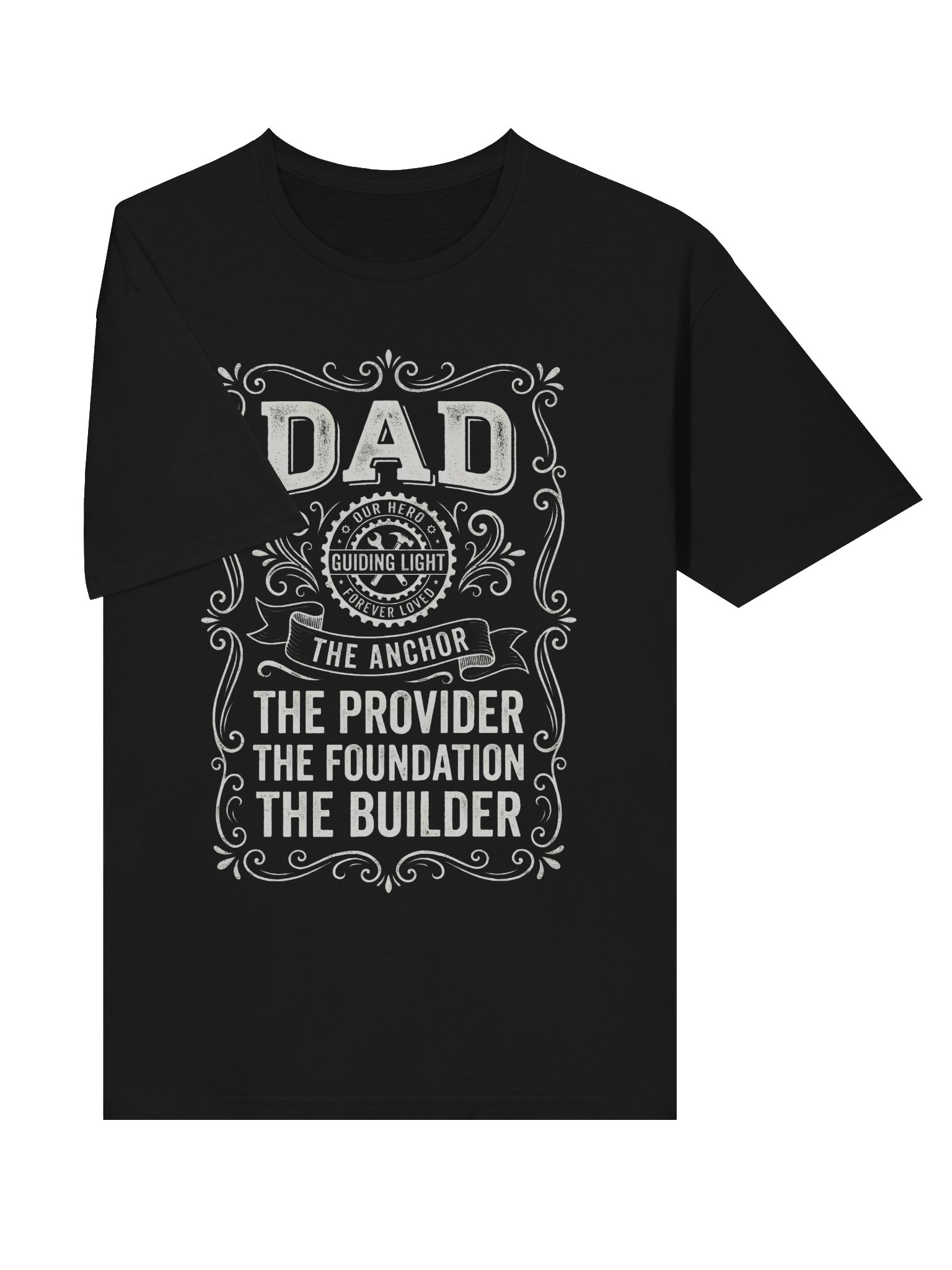 Dad Our Hero Guiding Light Forever Loved T-Shirt product image (24)