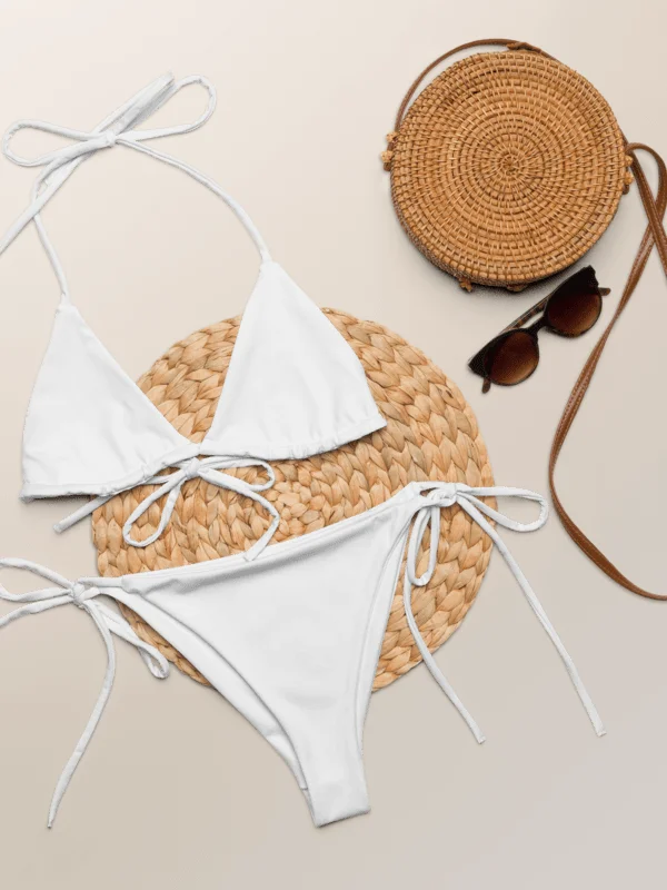 His House String Bikini Set - White product image (6)