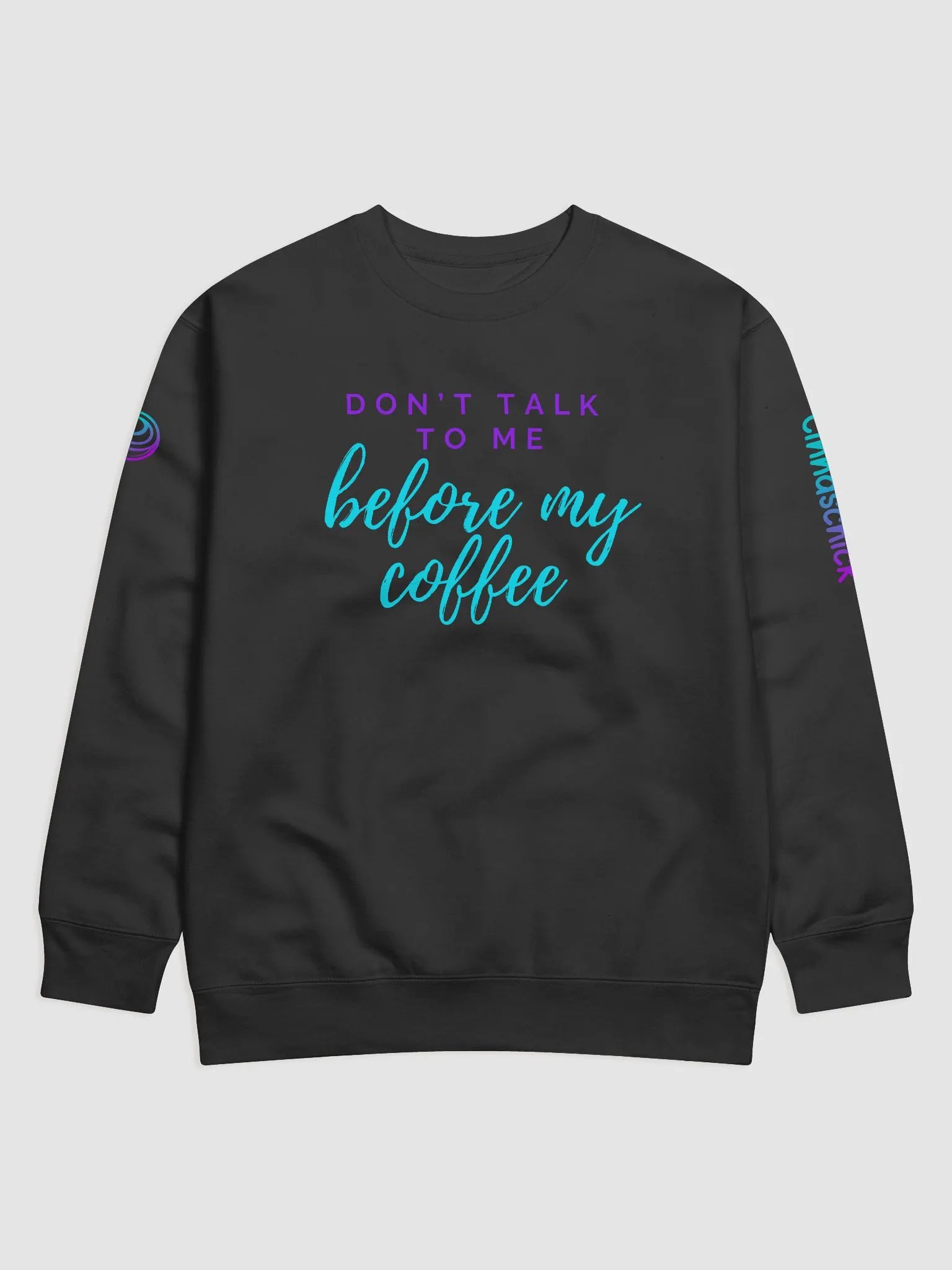 Cinnaschick Don't Talk to Me Cotton Sweatshirt product image (1)