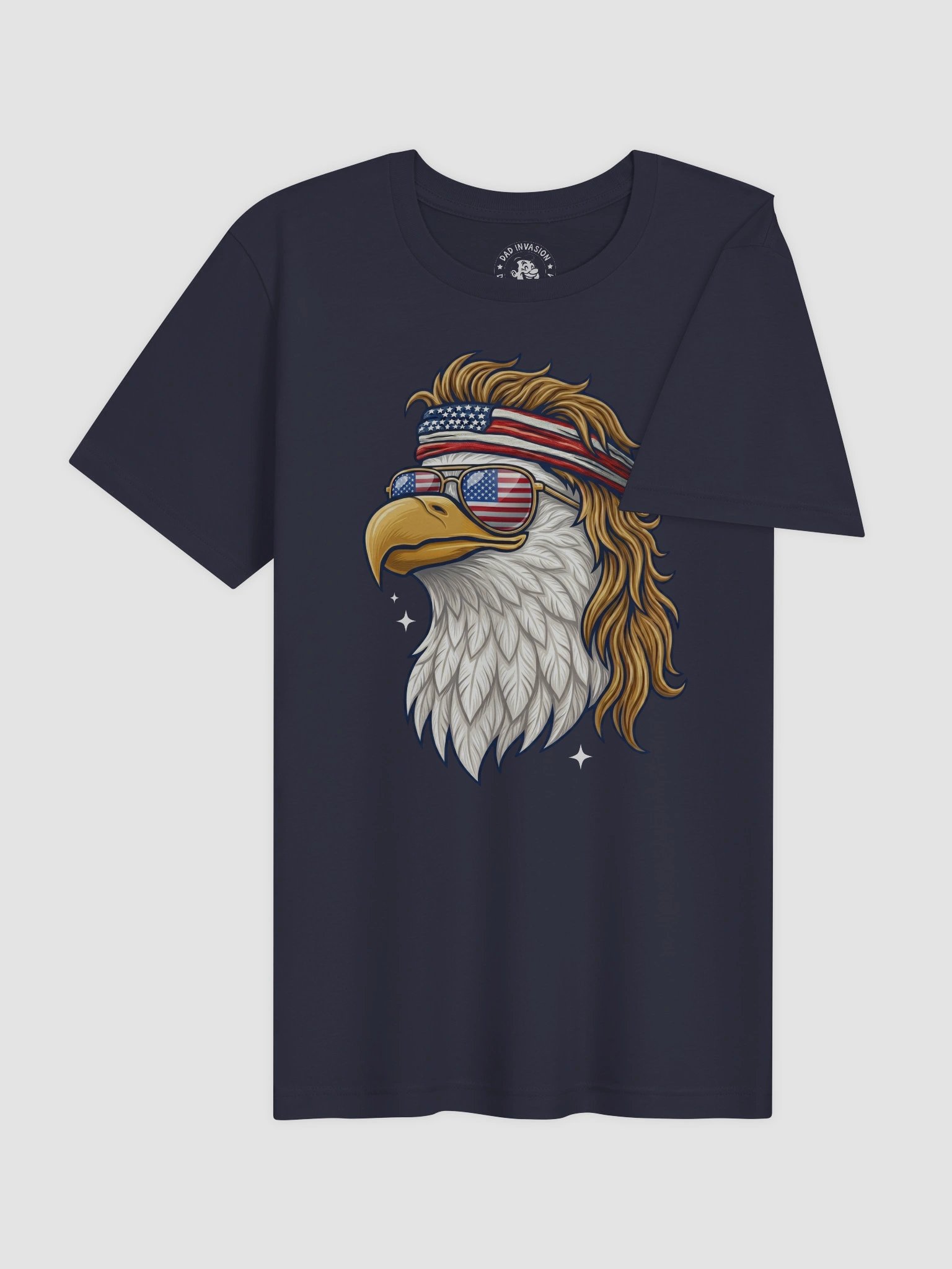 Patriotic Eagle 4th of July USA American Flag T-Shirt product image (4)