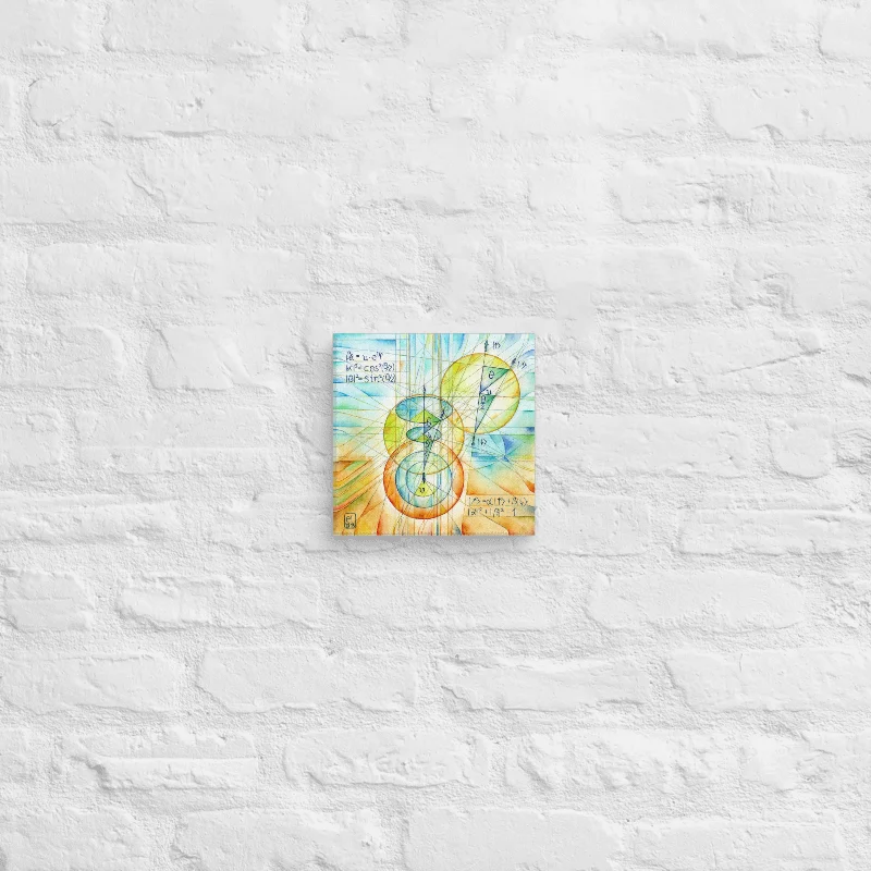 Spinning Projection - Quantum Physics Art Canvas Print product image (5)