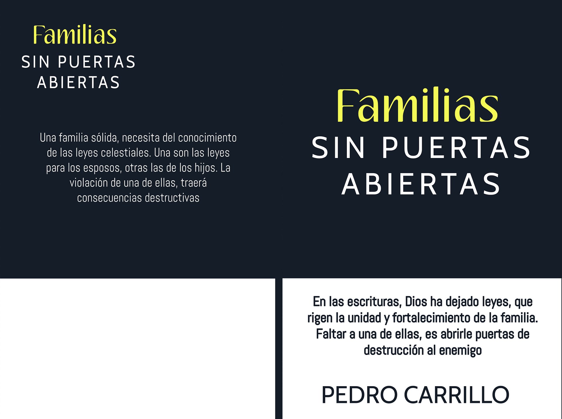 "FAMILIAS SIN PUERTAS ABIERTAS" product image (2)