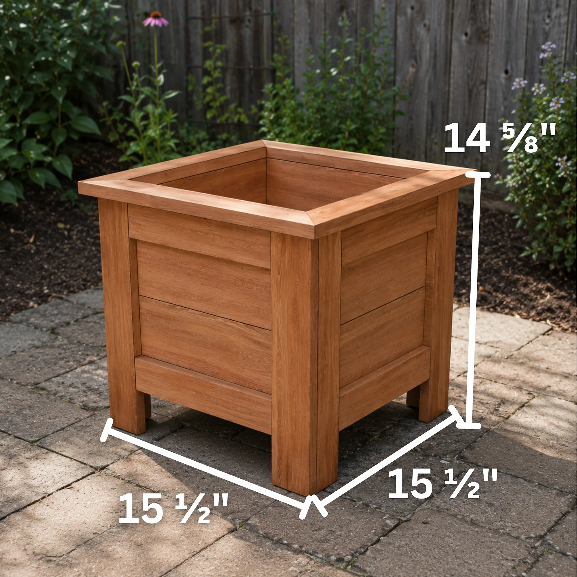 15" Cedar Planter Plans (PDF) product image (2)