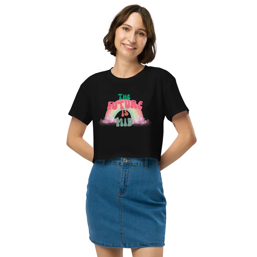 The Future is Mid Retro Crop Top product image (8)