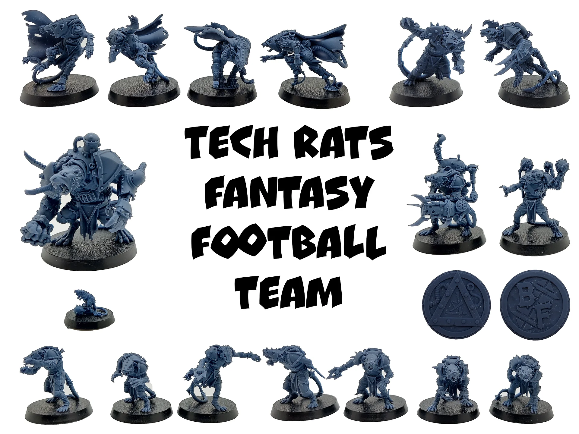 Tech Rats Fantasy Football Team - Brutefun Miniatures product image (1)