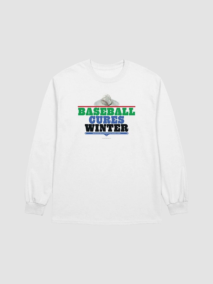 Baseball Cures Winter Long Sleeve Tee product image (9)