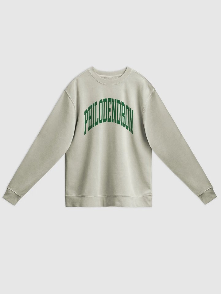 PHILODENDRON VARSITY - Midweight Pigment Dyed Sweatshirt product image (1)