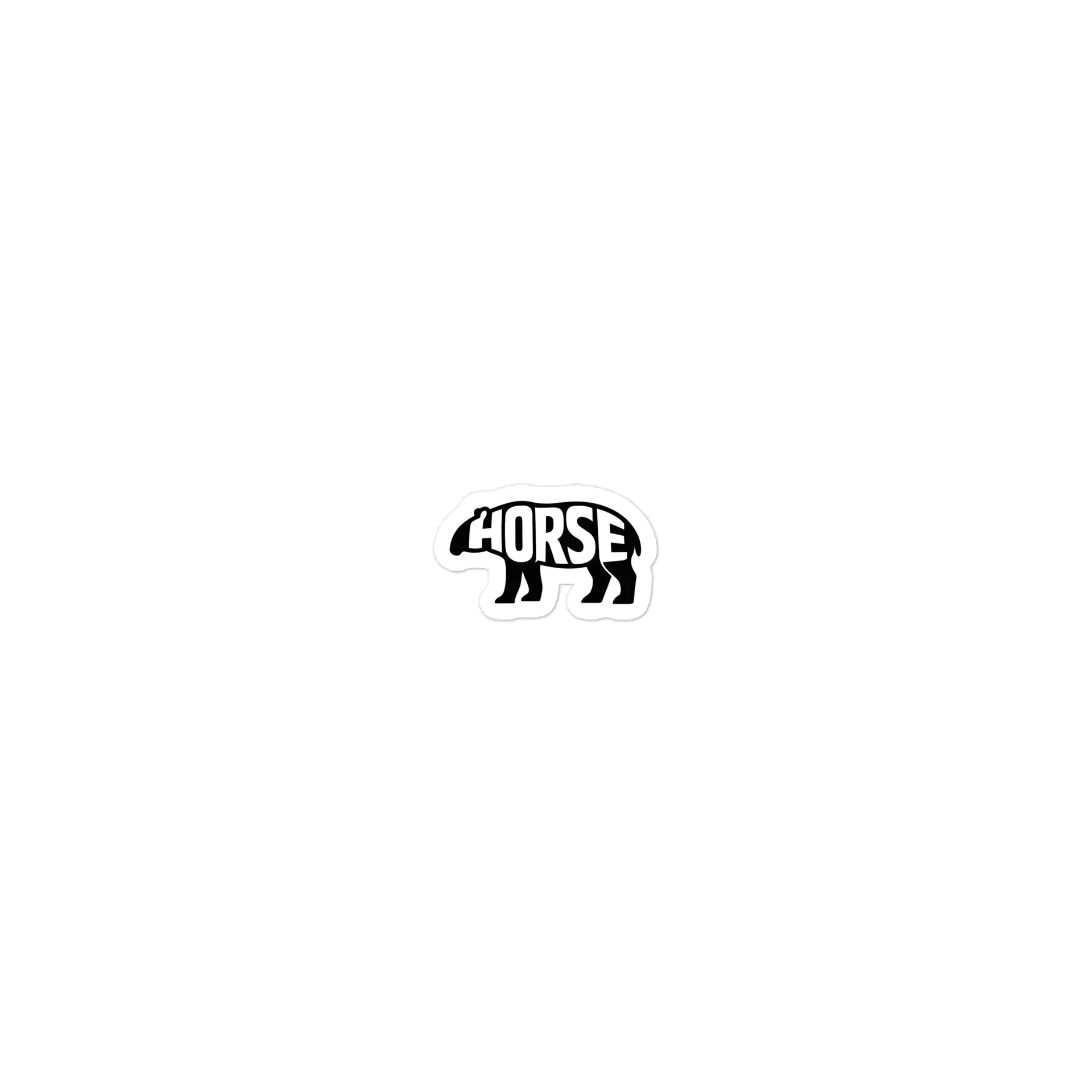 Black Tapir "Horse" Sticker product image (1)