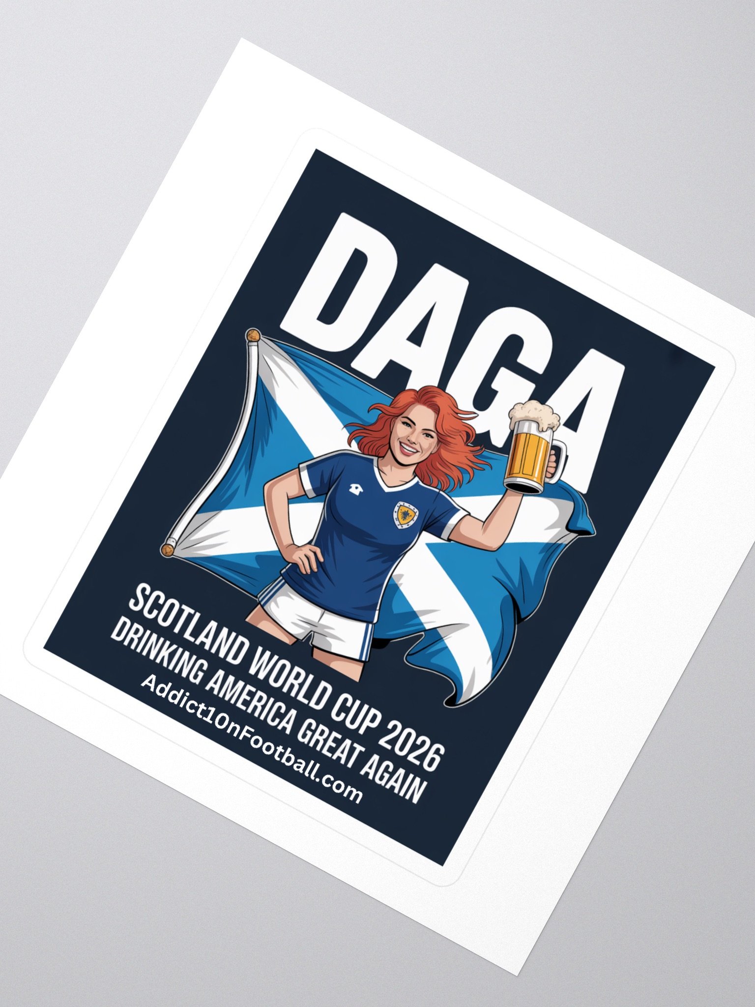 SCOTLAND 2026 STICKER – LASSIE EDITION - DRINK AMERICA GREAT AGAIN product image (2)