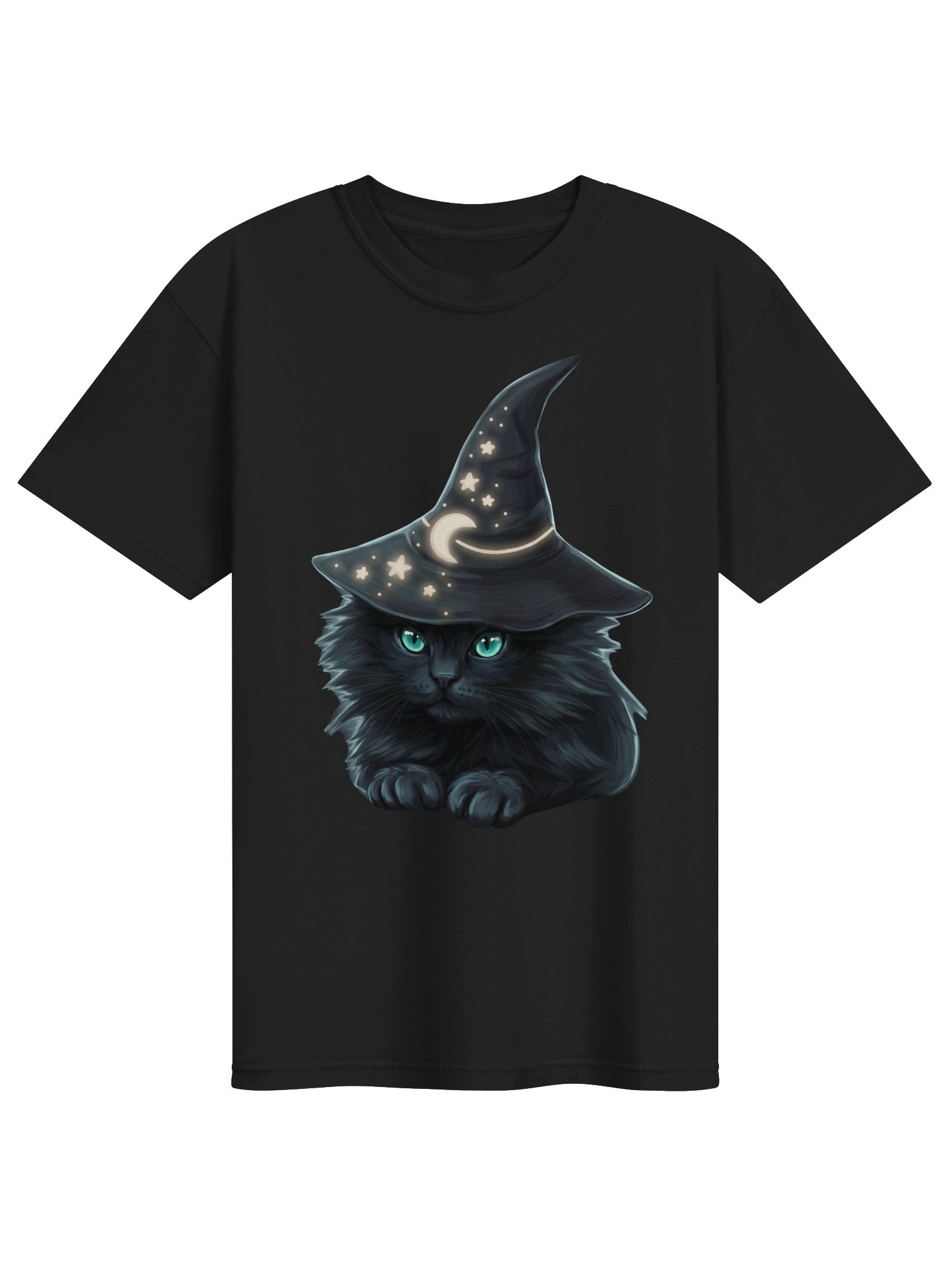 Moonlit Wizard Cat Tee product image (1)