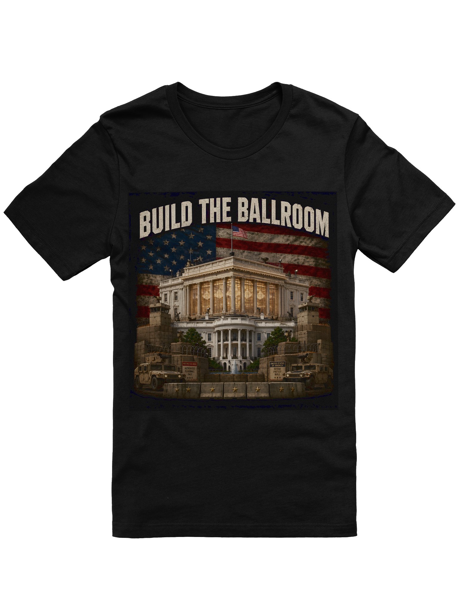 Women’s BUILD THE BALLROOM — Fortress Flag Tee product image (1)