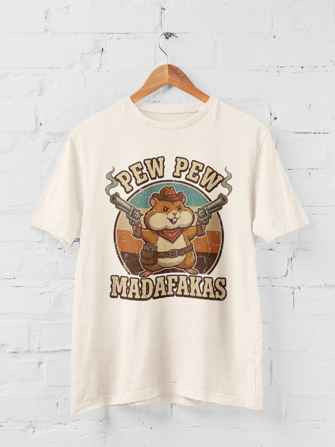 Funny Hamster Cowboy T-Shirt product image (1)
