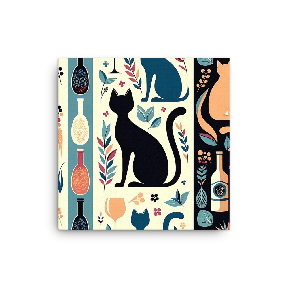 Canvas (in): Cats and Wine product image (1)