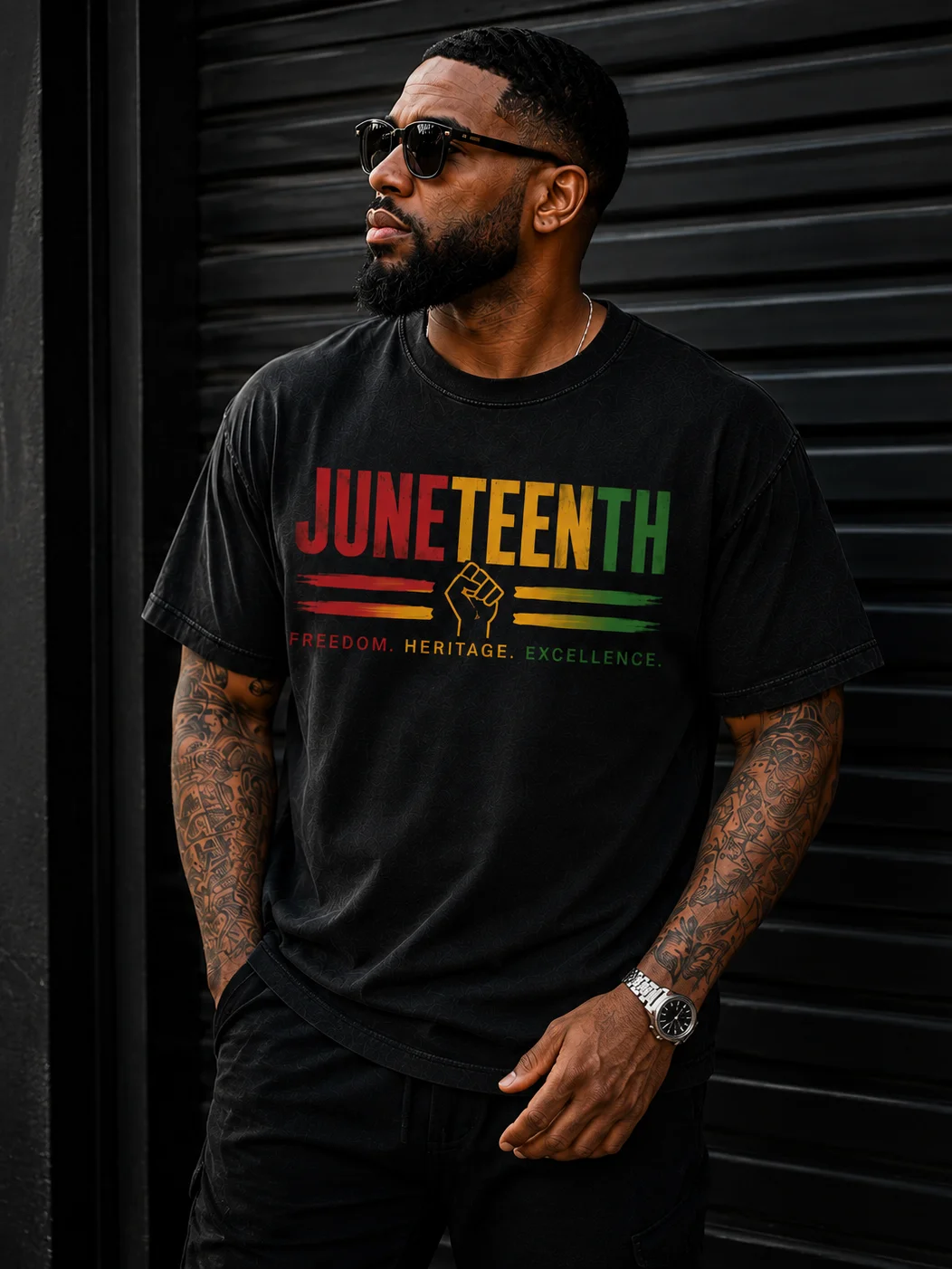 Juneteenth Freedom Heritage Excellence Tee product image (2)