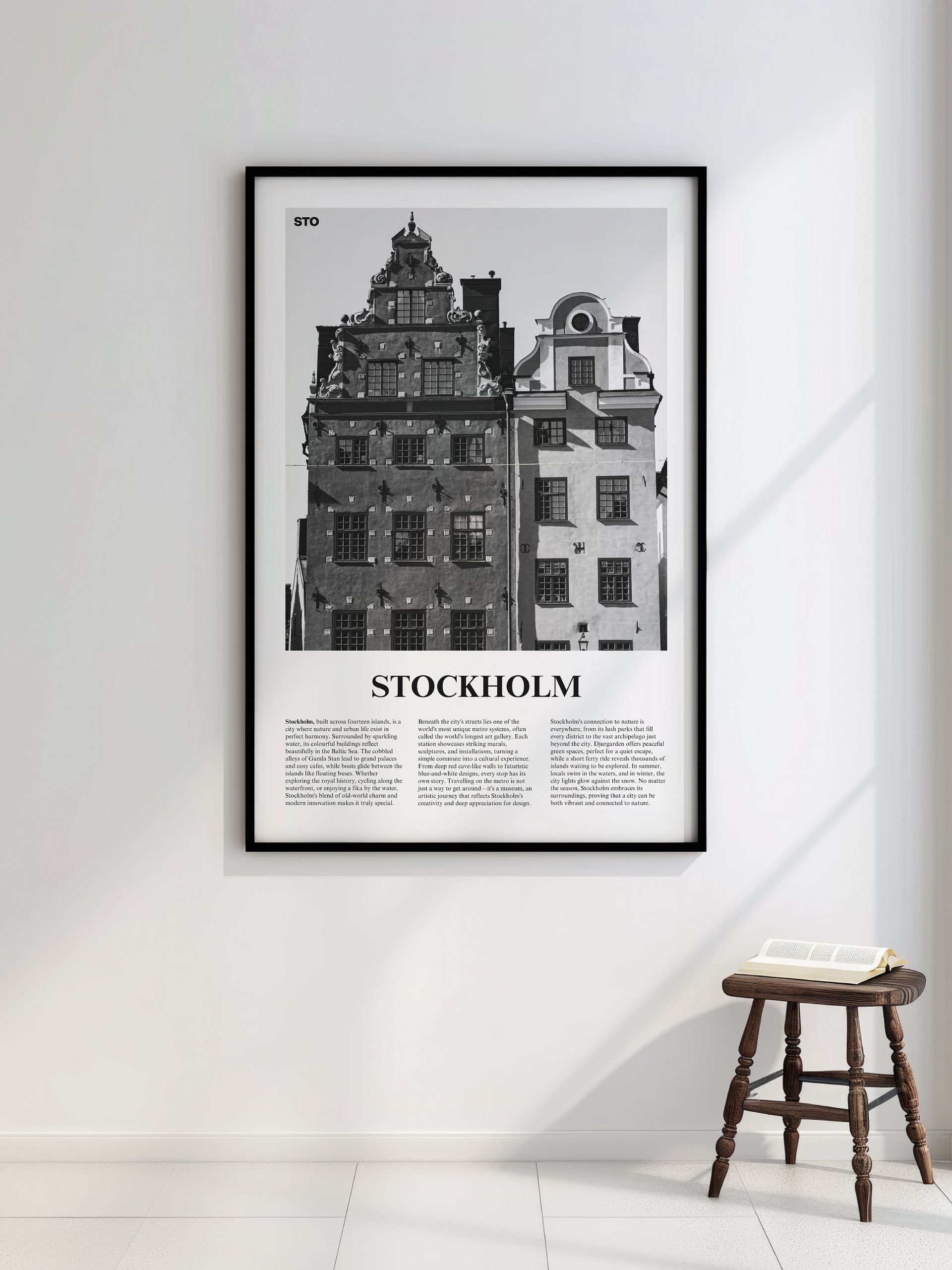 Stockholm 01 Newspaper Poster product image (2)