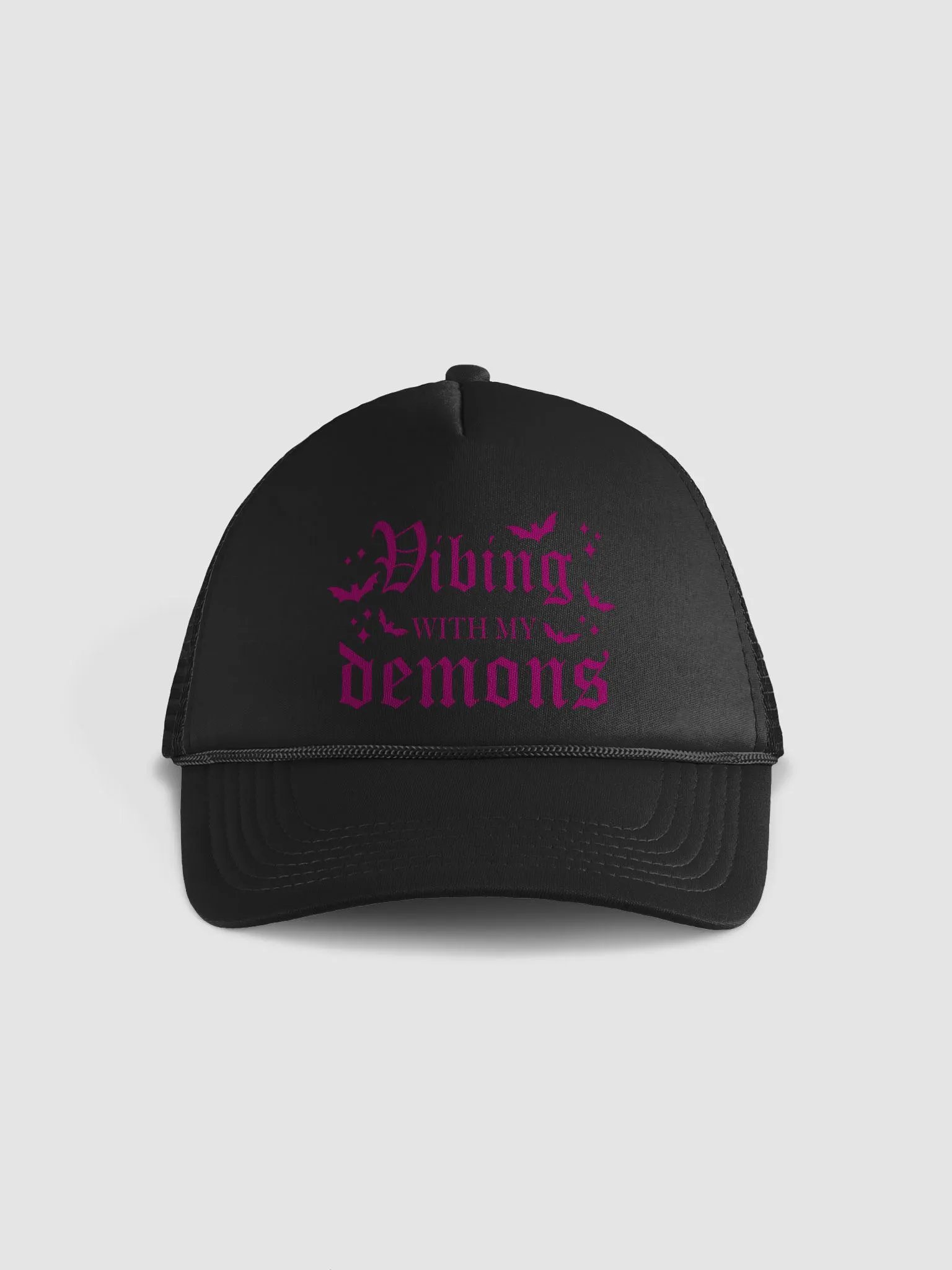 Vibing With My Demons Trucker Hat product image (1)