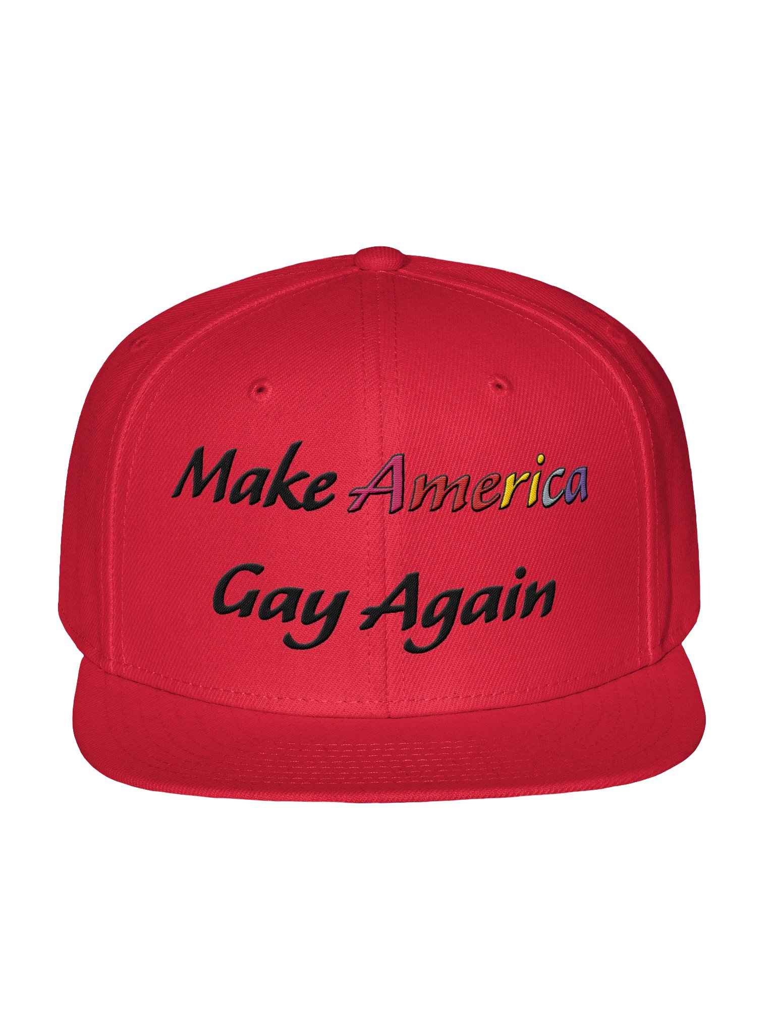 Make America Gay Again - MAGA Parody hat (rainbow) product image (1)