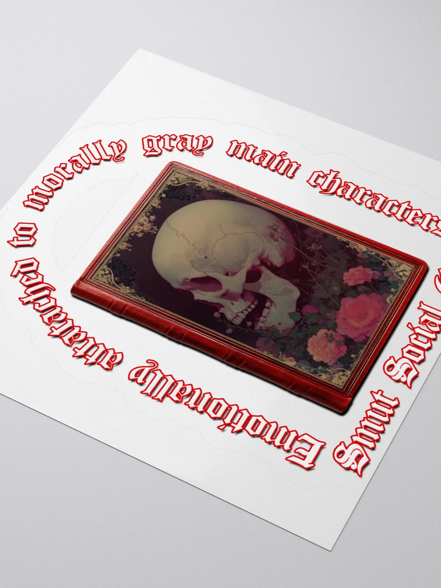 Booktok - Attracted To Morally Grey Sticker product image (7)
