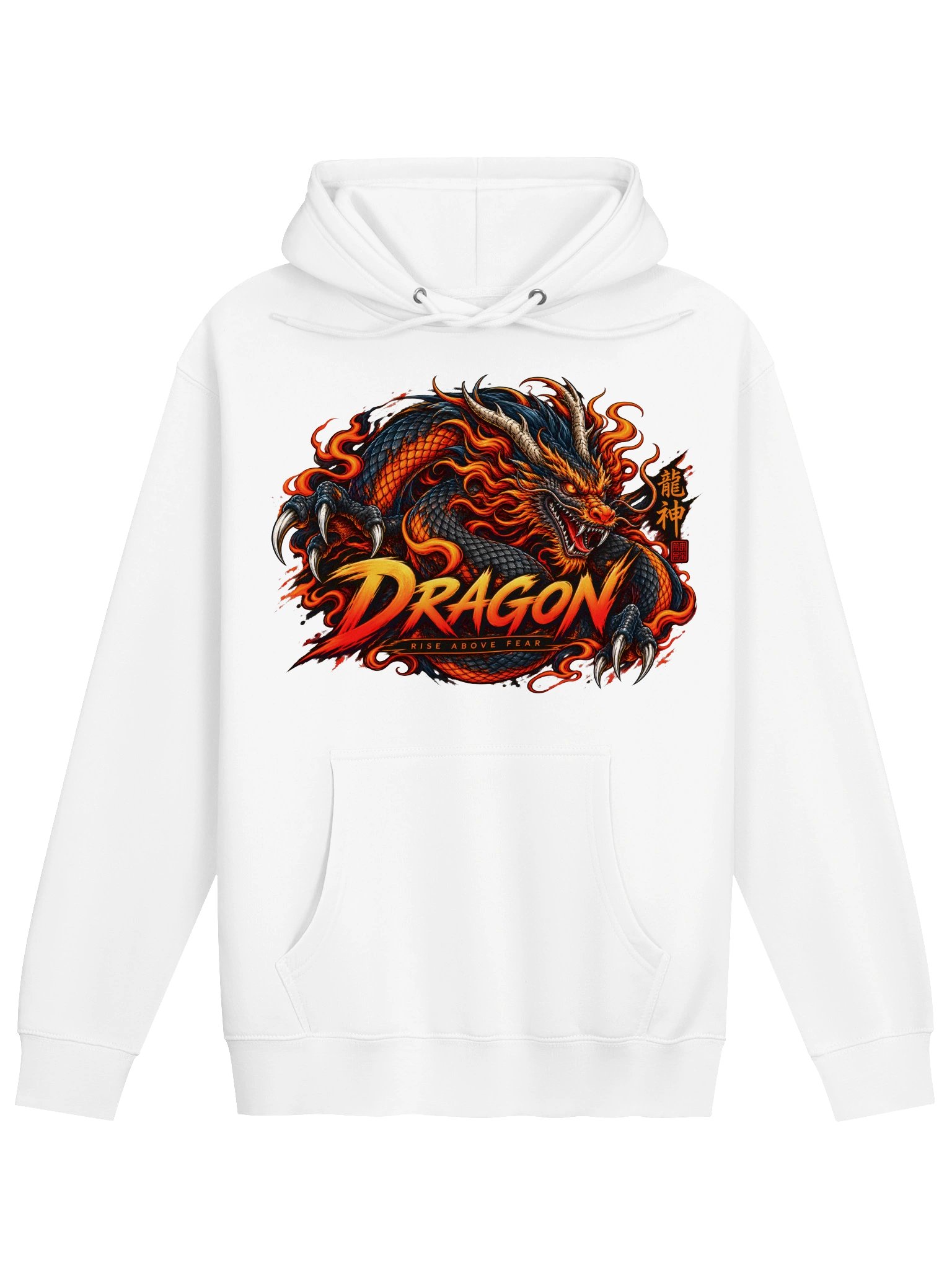 Dragon Rise Above Fear Hoodie product image (27)