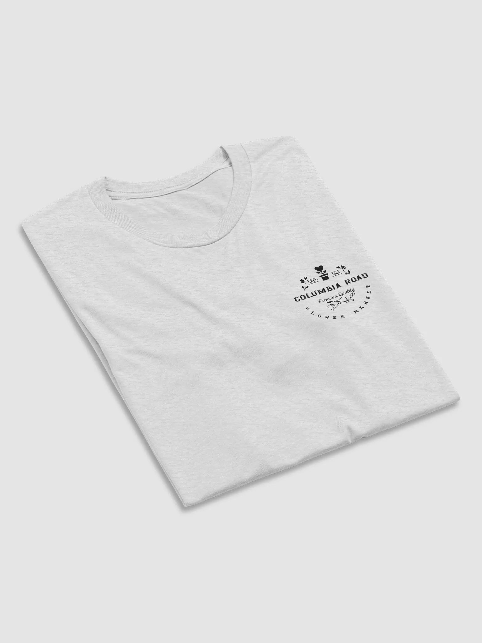 Columbia Road Market Triblend Short Sleeve T-Shirt (White Fleck) product image (5)